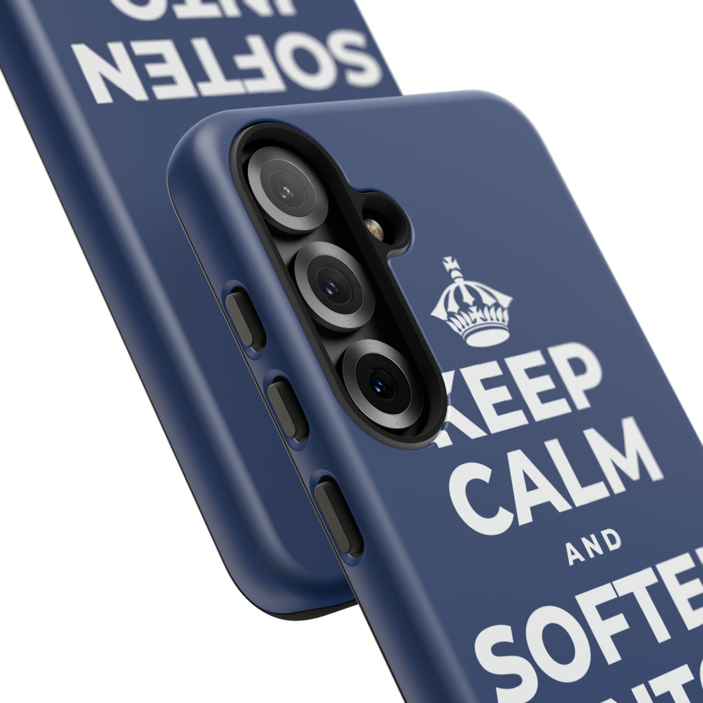 KEEP CALM AND SOFTEN INTO THE PILLOW Phone Case