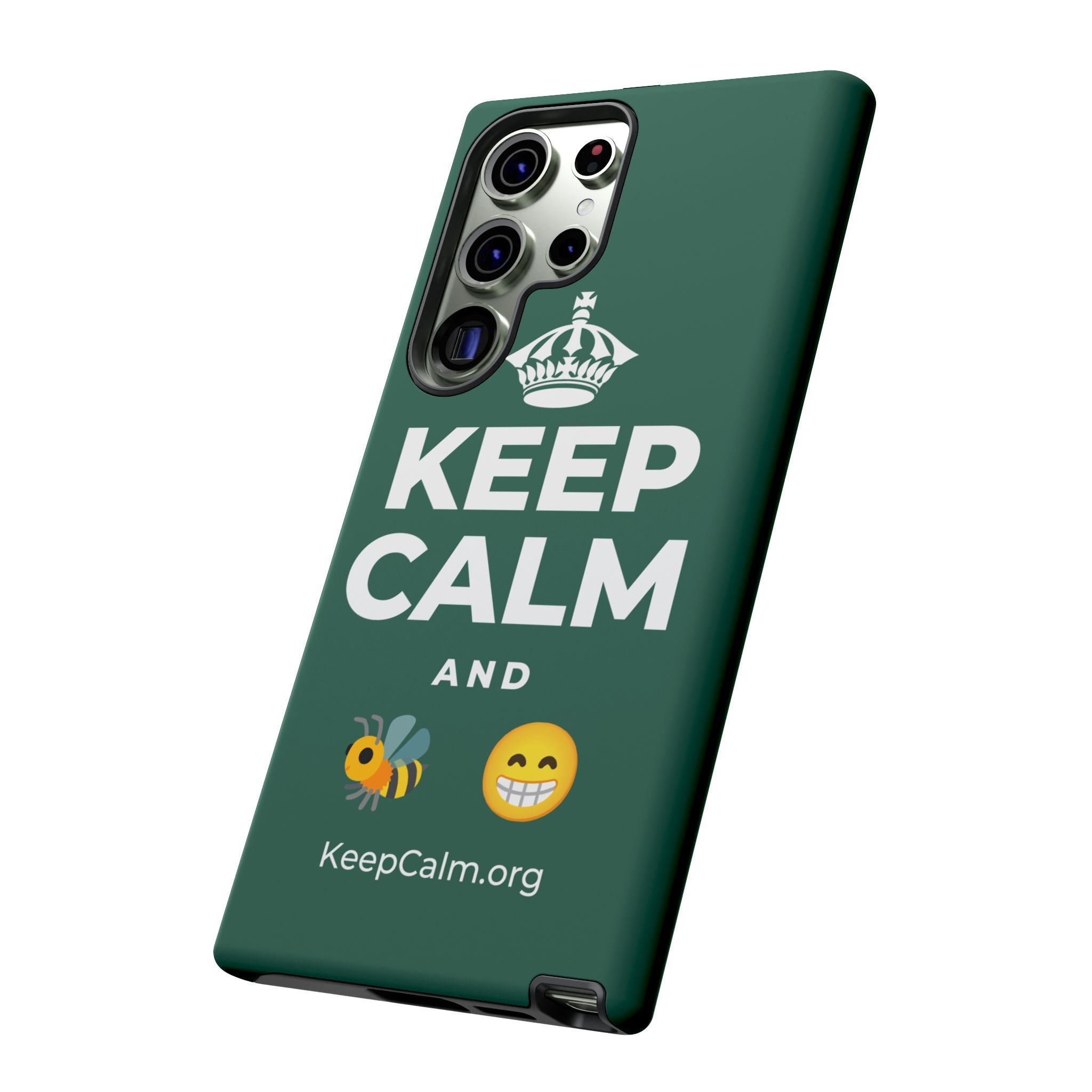KEEP CALM AND BEE HAPPY Phone Case
