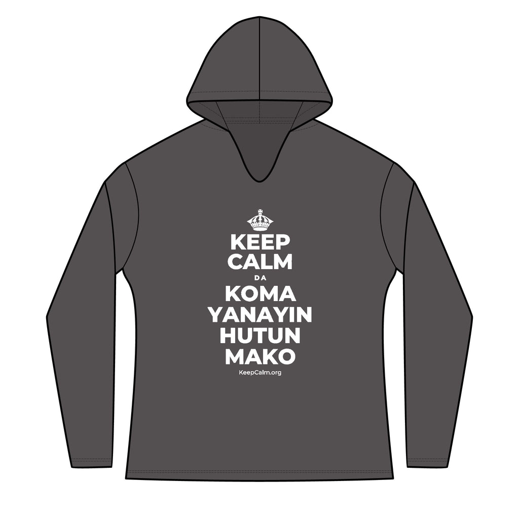 KEEP CALM DA KOMA YANAYIN HUTUN MAKO Women's Long Sleeve Hoodie