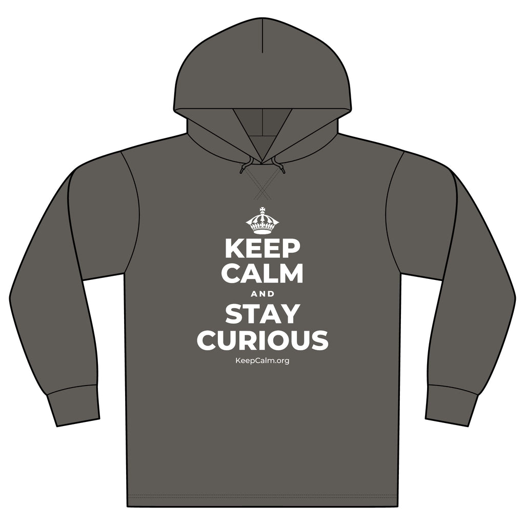 KEEP CALM AND STAY CURIOUS Organic Hoodie Tee
