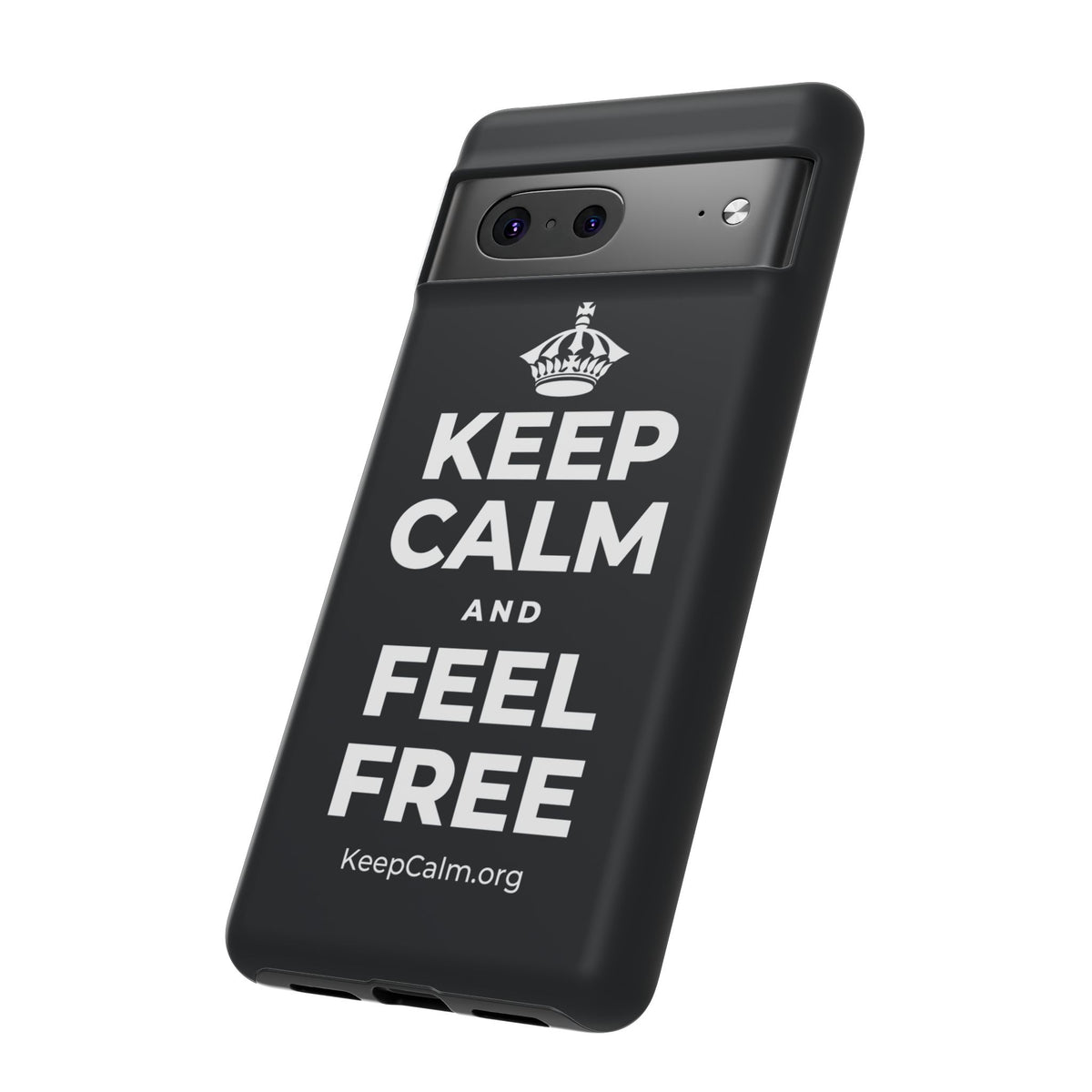 KEEP CALM AND FEEL FREE Phone Case (Dark)