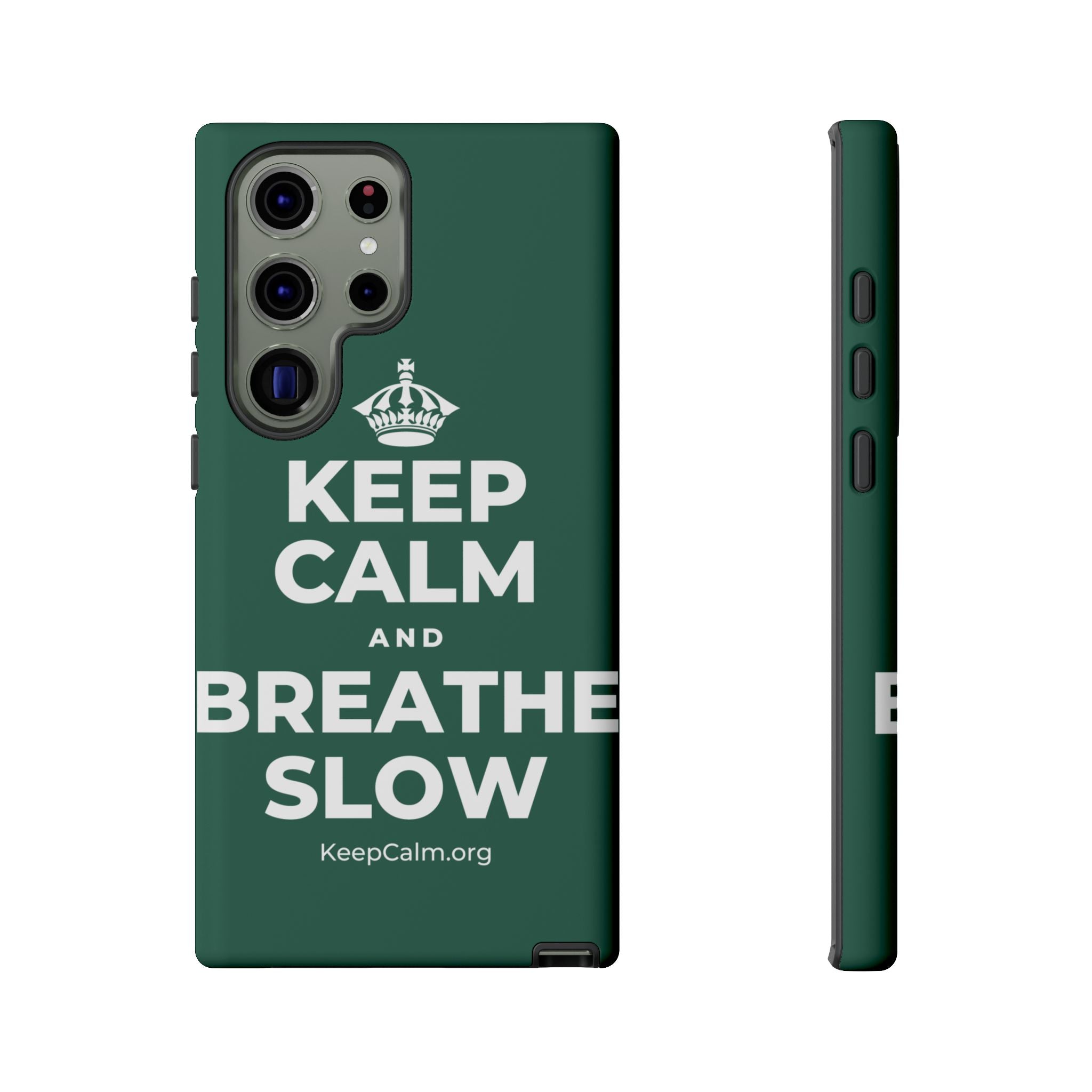 KEEP CALM AND BREATHE SLOW Phone Case