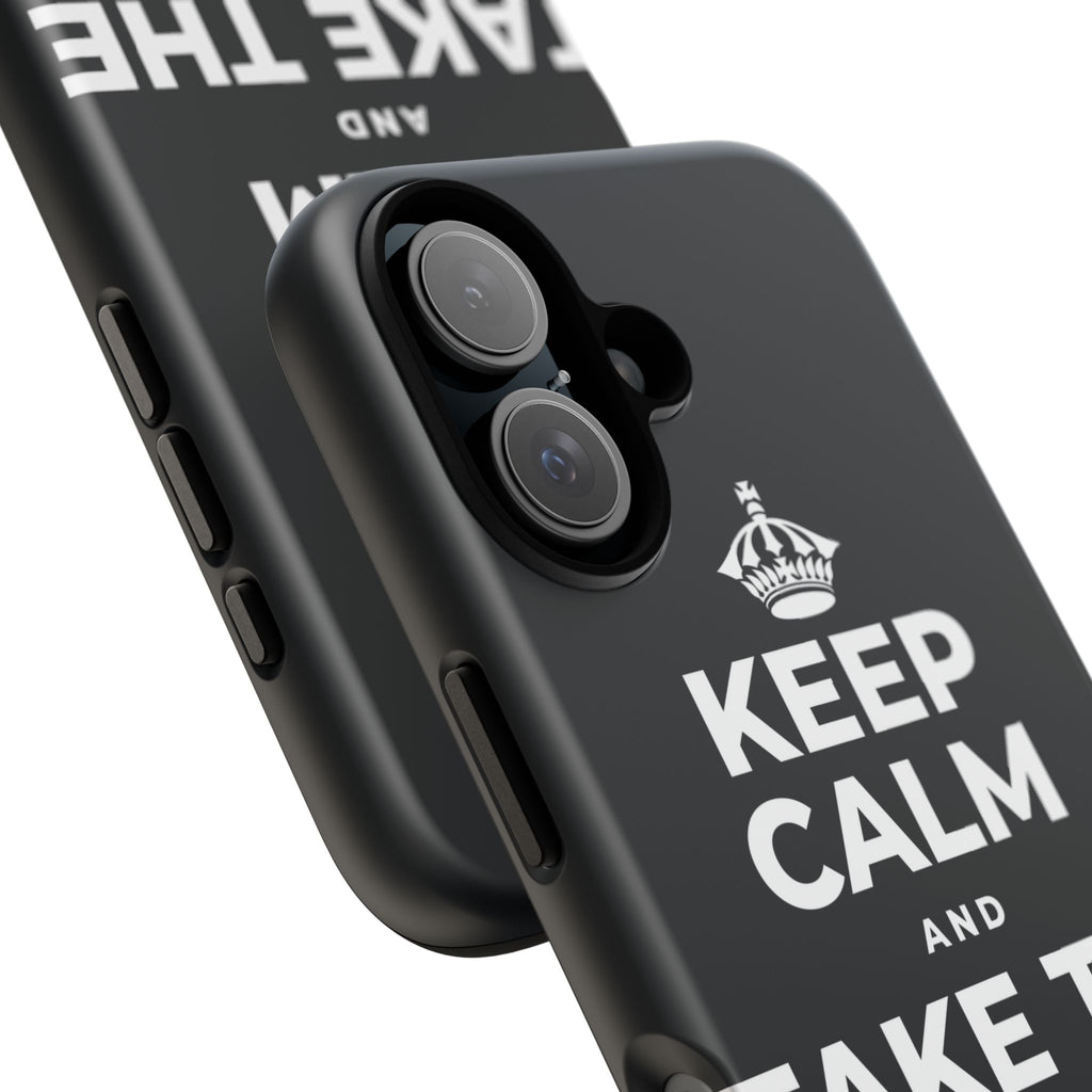 KEEP CALM AND TAKE THE VICTORY LAP Phone Case (Dark)