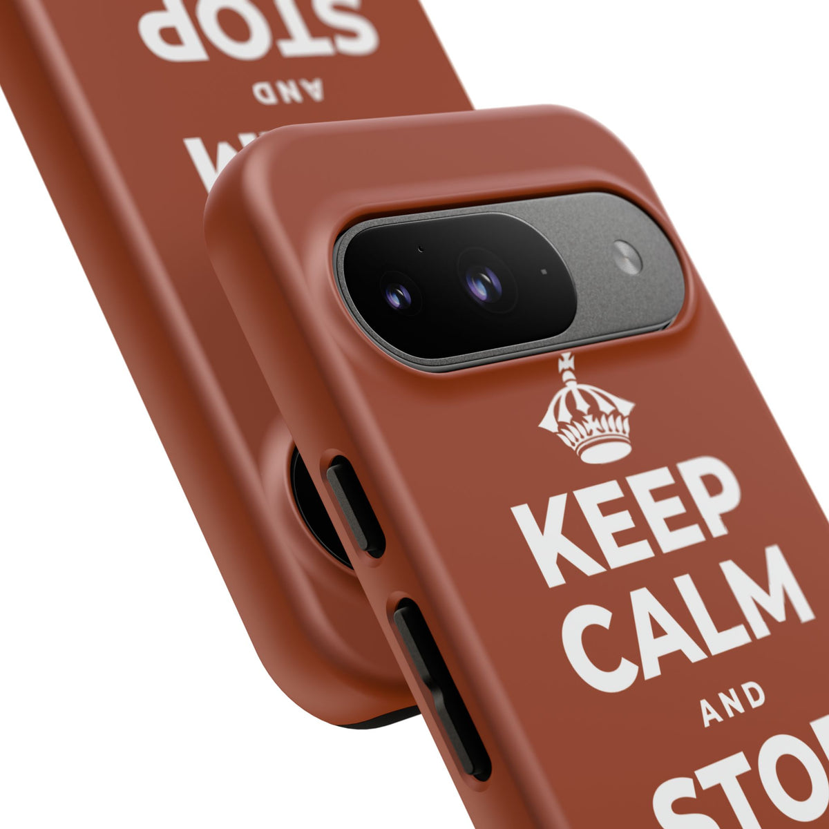 KEEP CALM AND STOP FORCING IT Phone Case