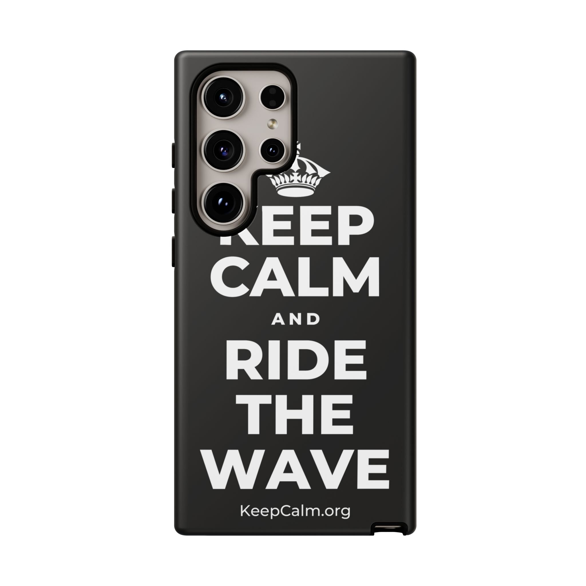 KEEP CALM AND RIDE THE WAVE Phone Case