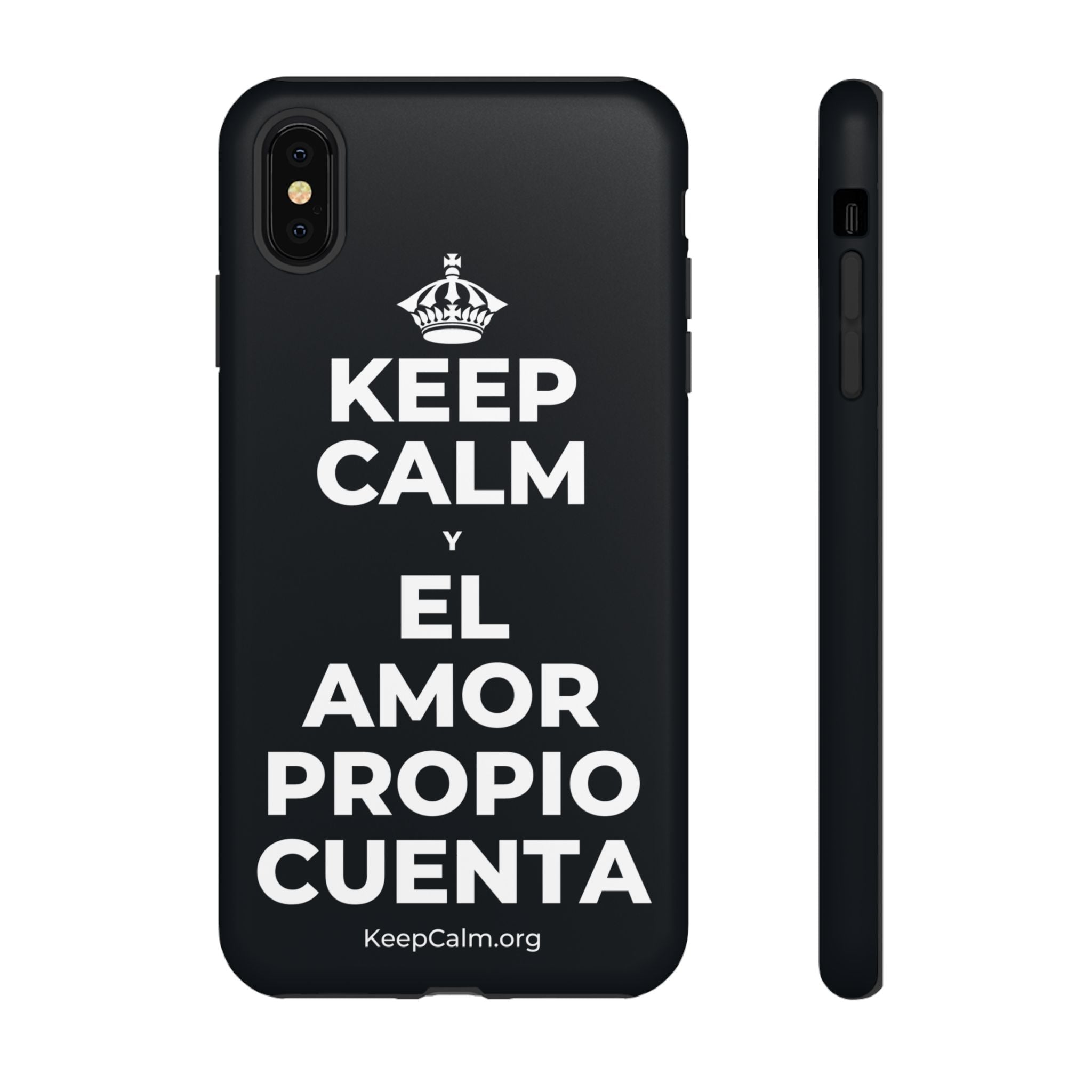 KEEP CALM Y EL AMOR PROPIO CUENTA Phone Case (Dark)