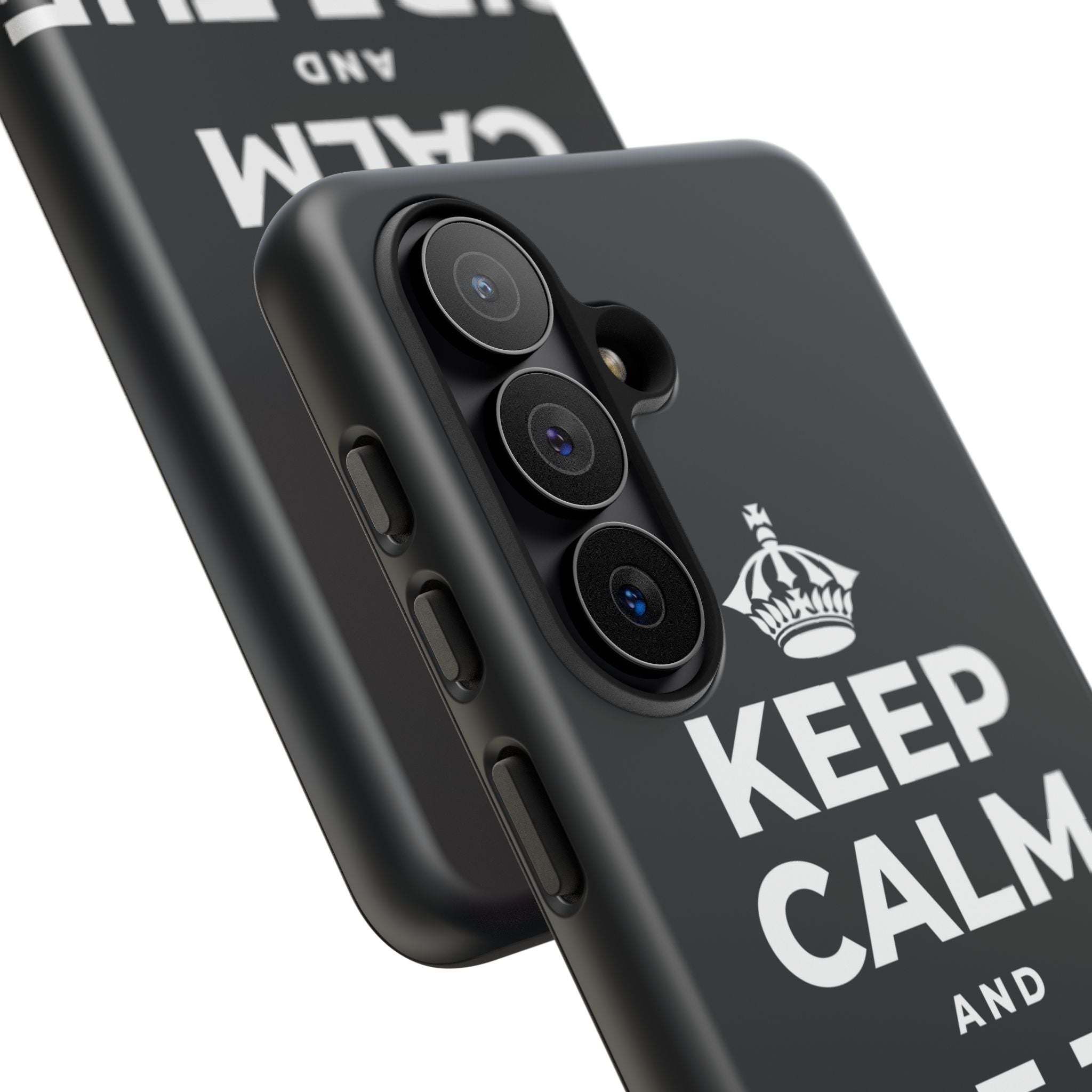 KEEP CALM AND RIDE THE WAVE Phone Case (Dark)