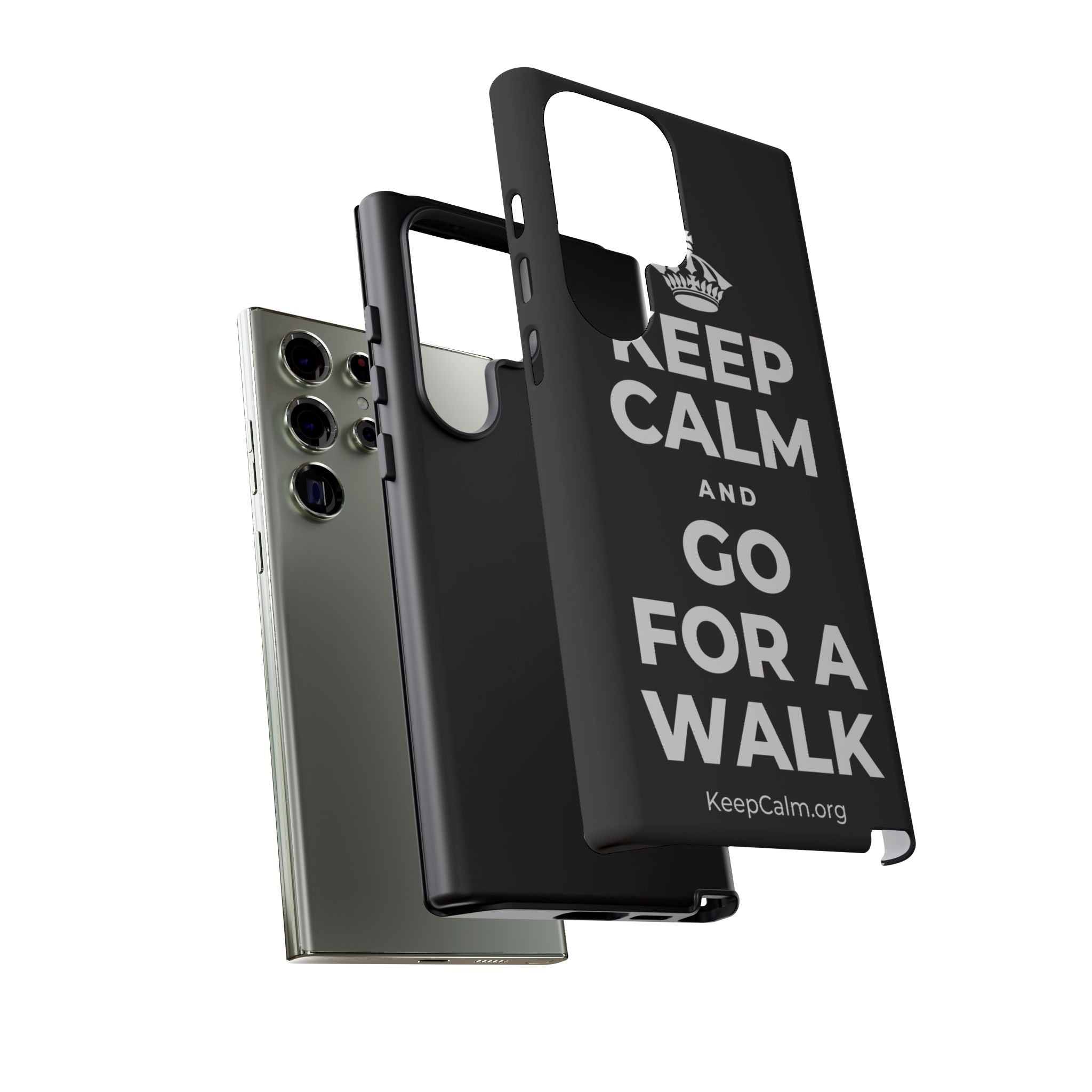 KEEP CALM AND GO FOR A WALK Phone Case
