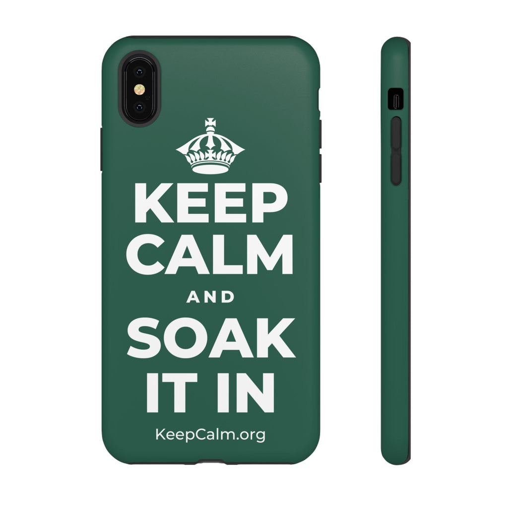 KEEP CALM AND SOAK IT IN Phone Case