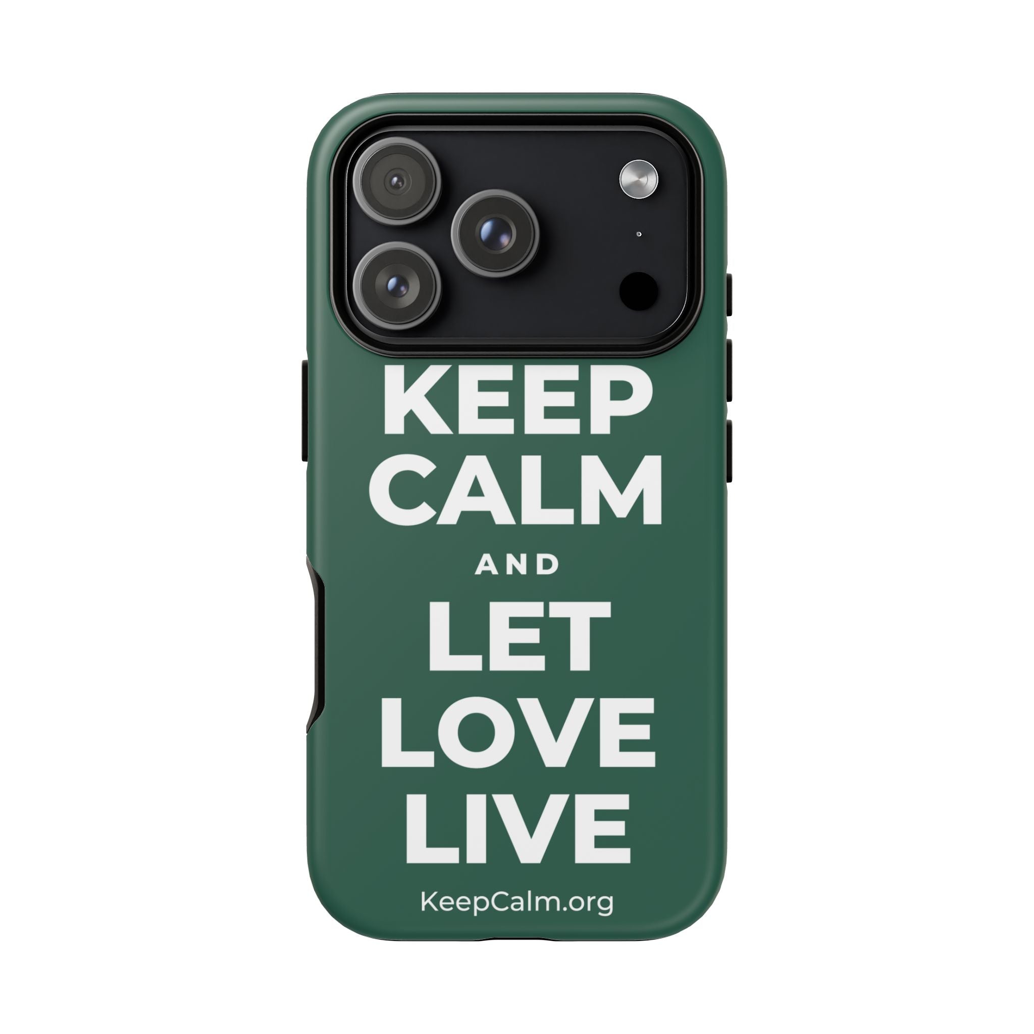 KEEP CALM AND LET LOVE LIVE Phone Case