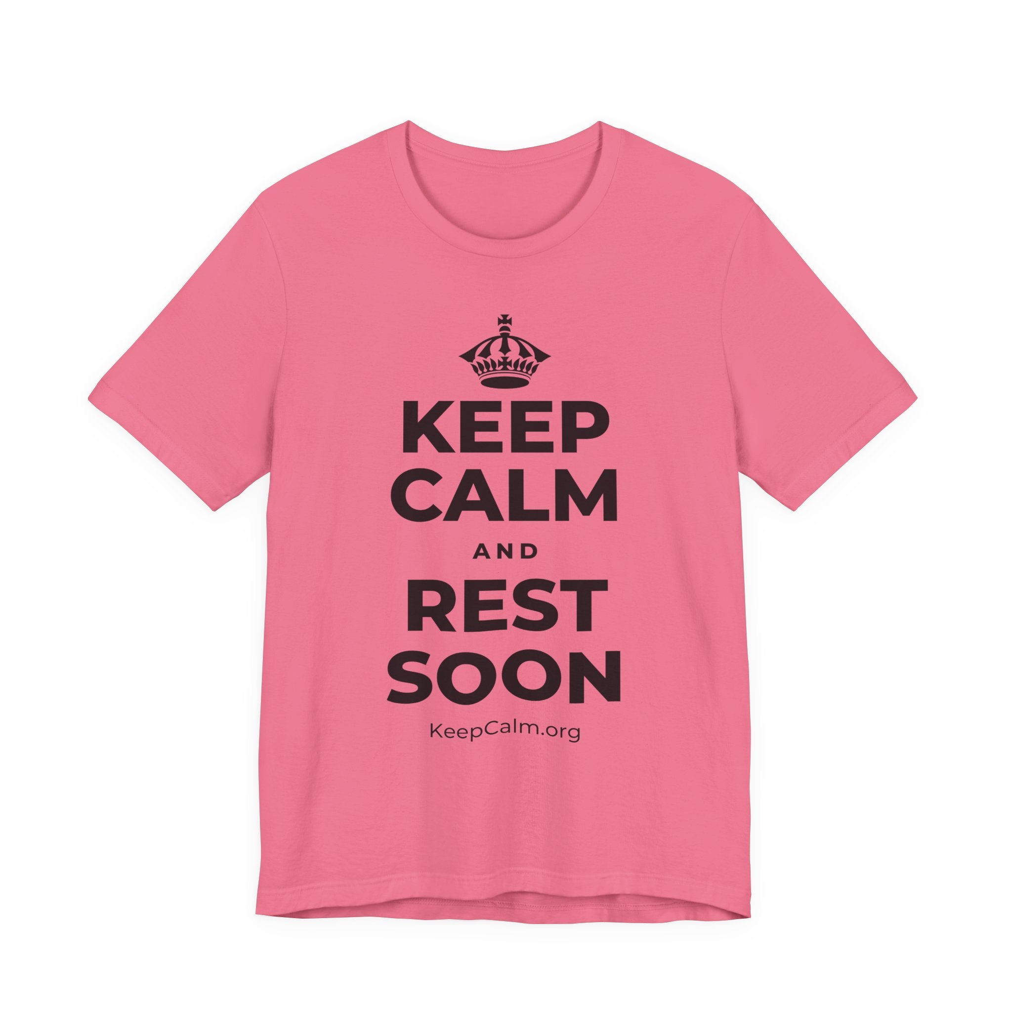 KEEP CALM AND REST SOON T-Shirt (Military Green–Autumn)