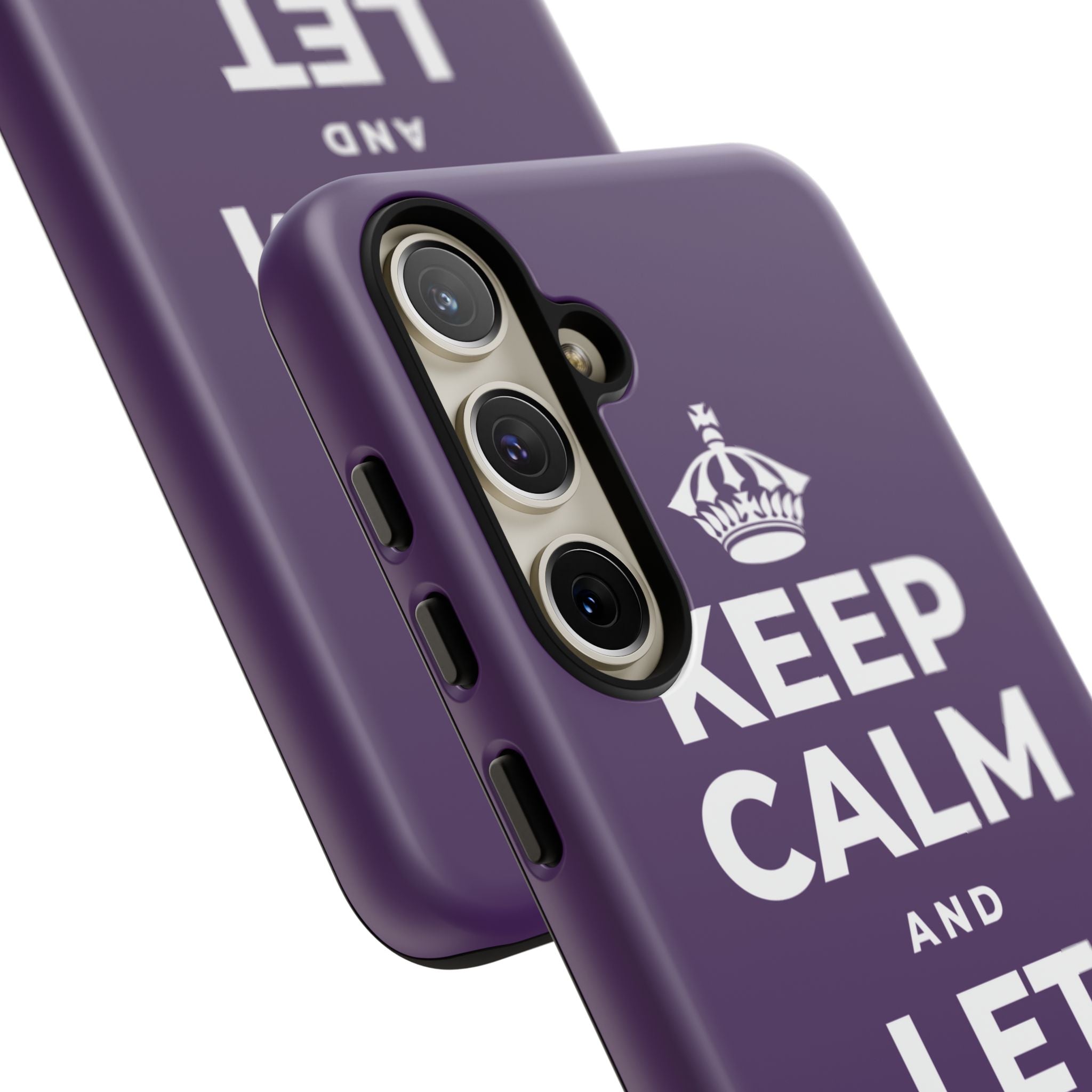 KEEP CALM AND LET IT RAIN Phone Case