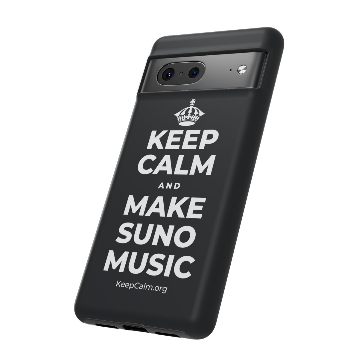 KEEP CALM AND MAKE SUNO MUSIC Phone Case (Dark)