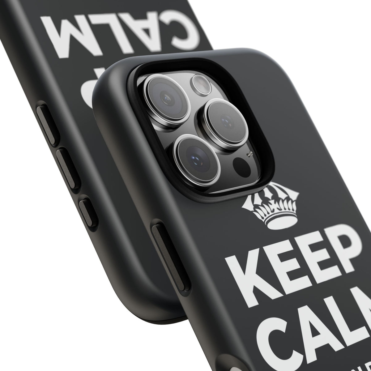 KEEP CALM AND BEE HAPPY Phone Case (Dark)