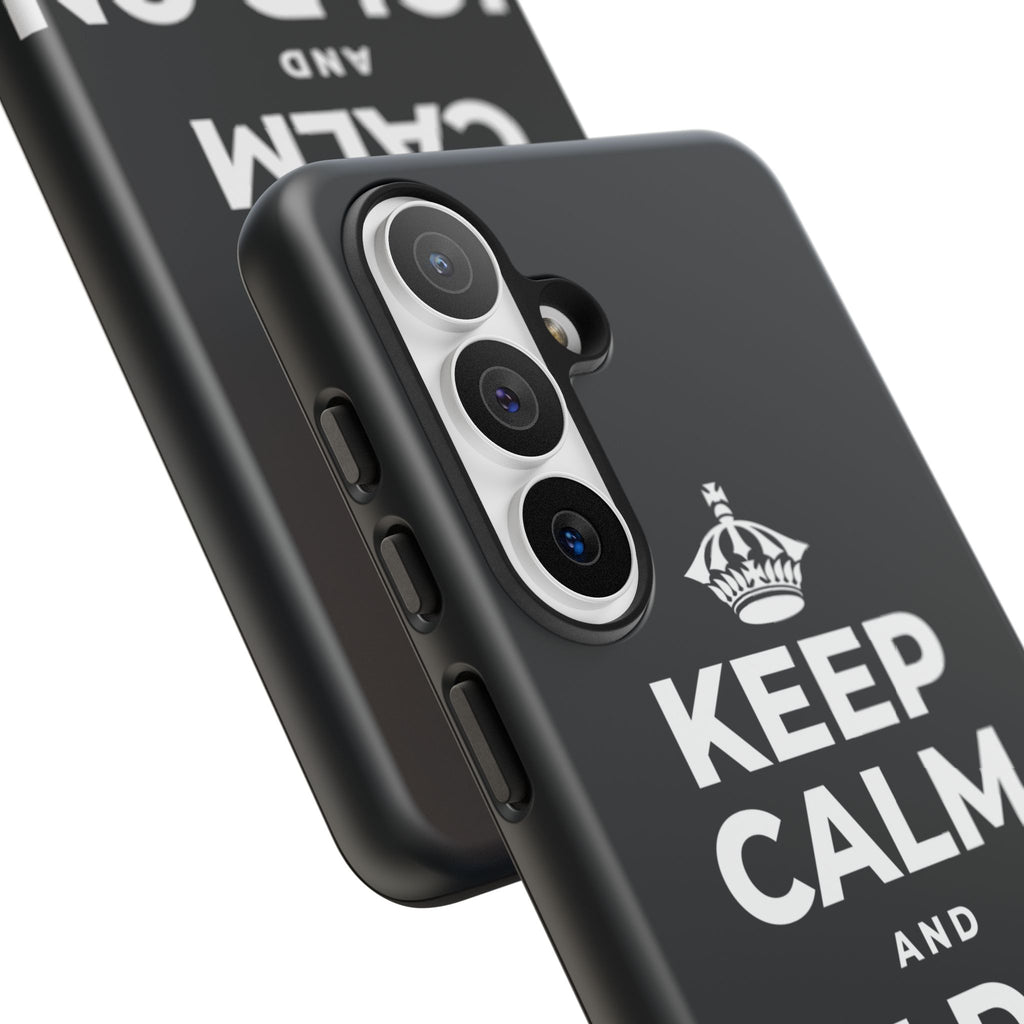 KEEP CALM AND HOLD ON TO HOPE Phone Case (Dark)