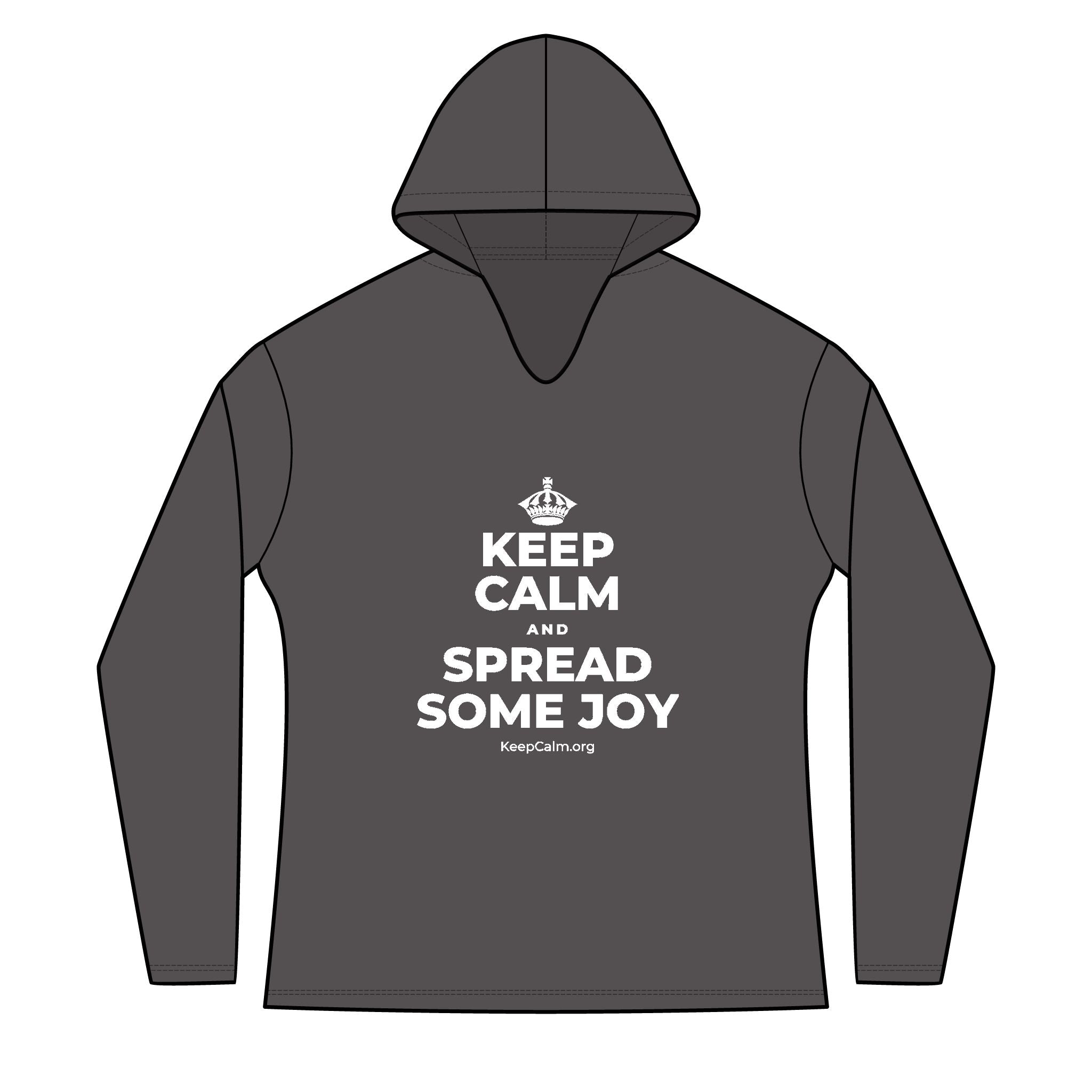 KEEP CALM AND SPREAD SOME JOY Women's Long Sleeve Hoodie
