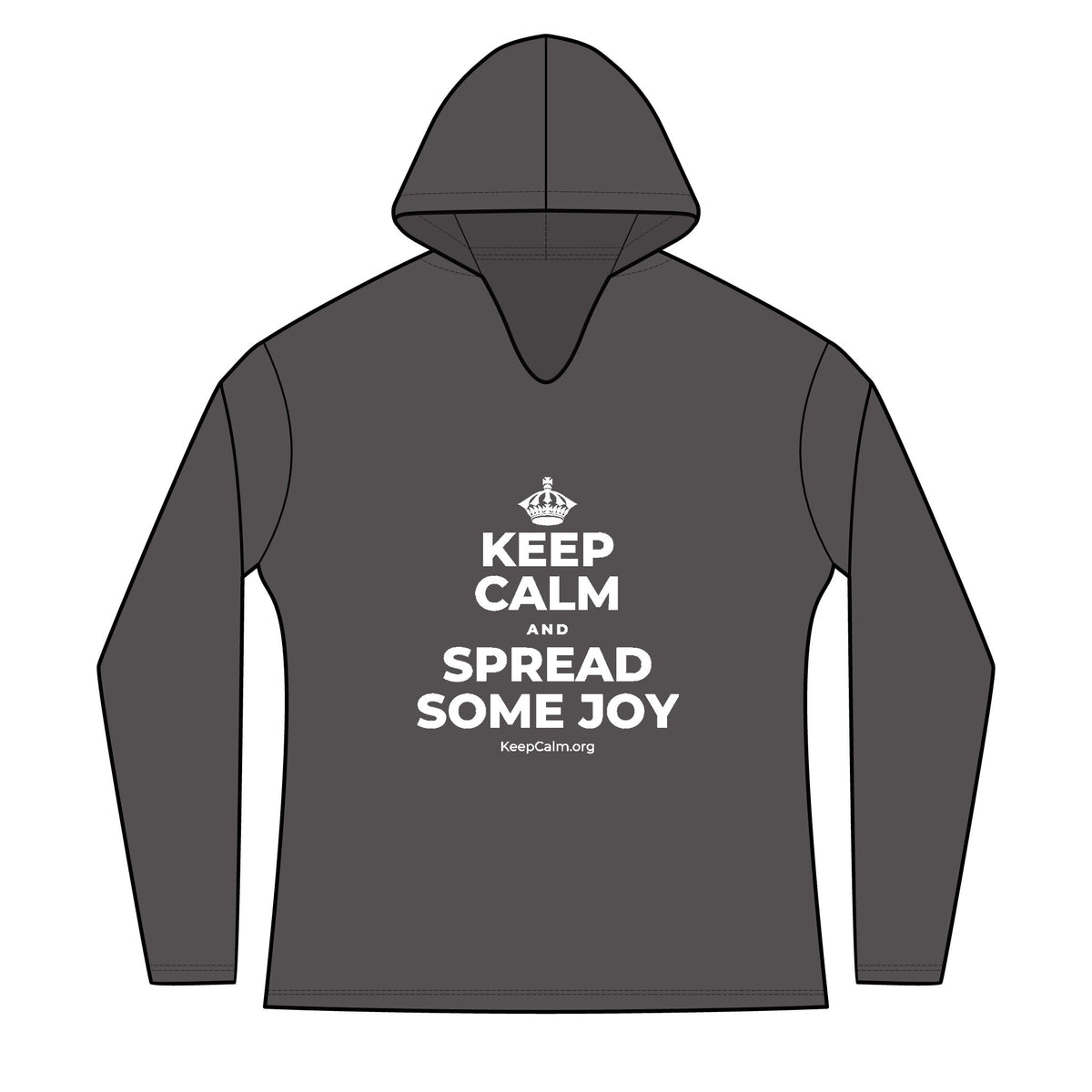 KEEP CALM AND SPREAD SOME JOY Women's Long Sleeve Hoodie
