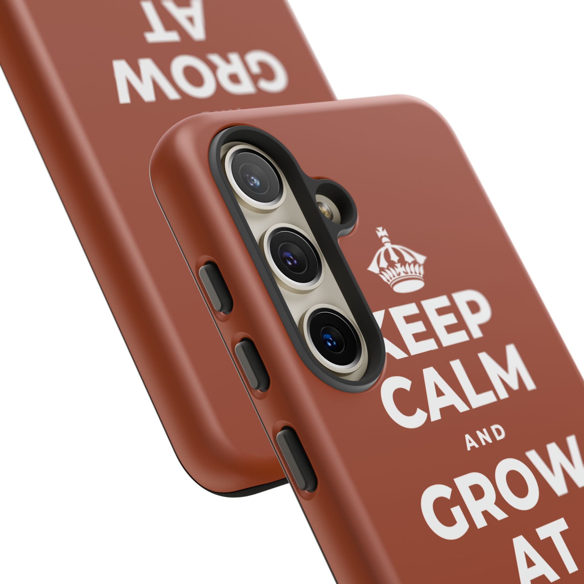 KEEP CALM AND GROW AT YOUR OWN PACE Phone Case