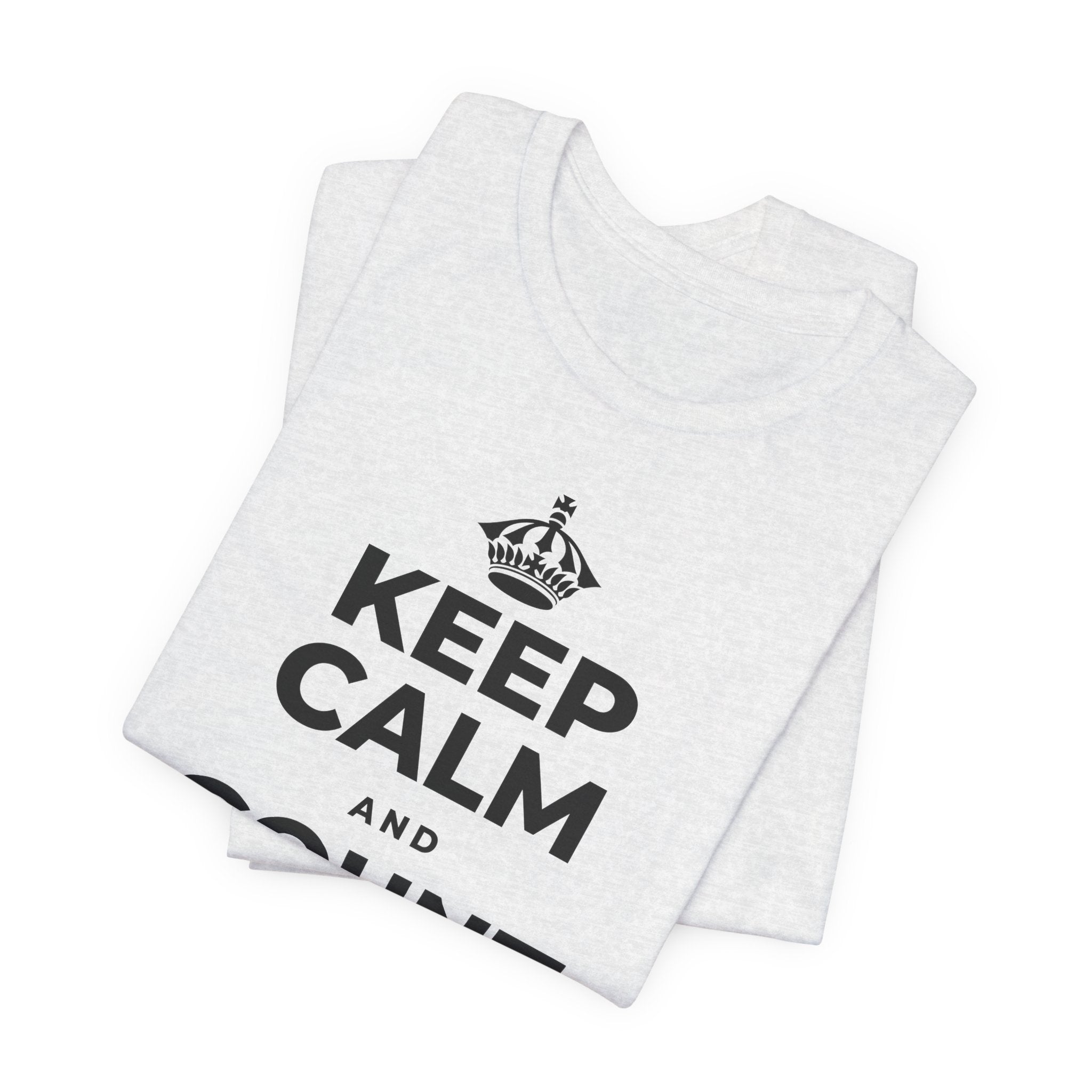 KEEP CALM AND COUNT KINDNESS AS LOVE T-Shirt (Soft Cream–Heather Mauve)