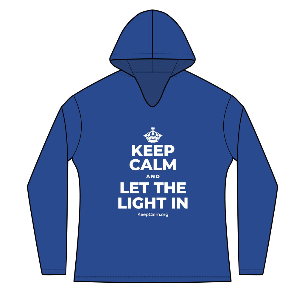 KEEP CALM AND LET THE LIGHT IN Women's Long Sleeve Hoodie