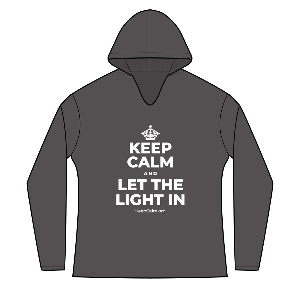 KEEP CALM AND LET THE LIGHT IN Women's Long Sleeve Hoodie