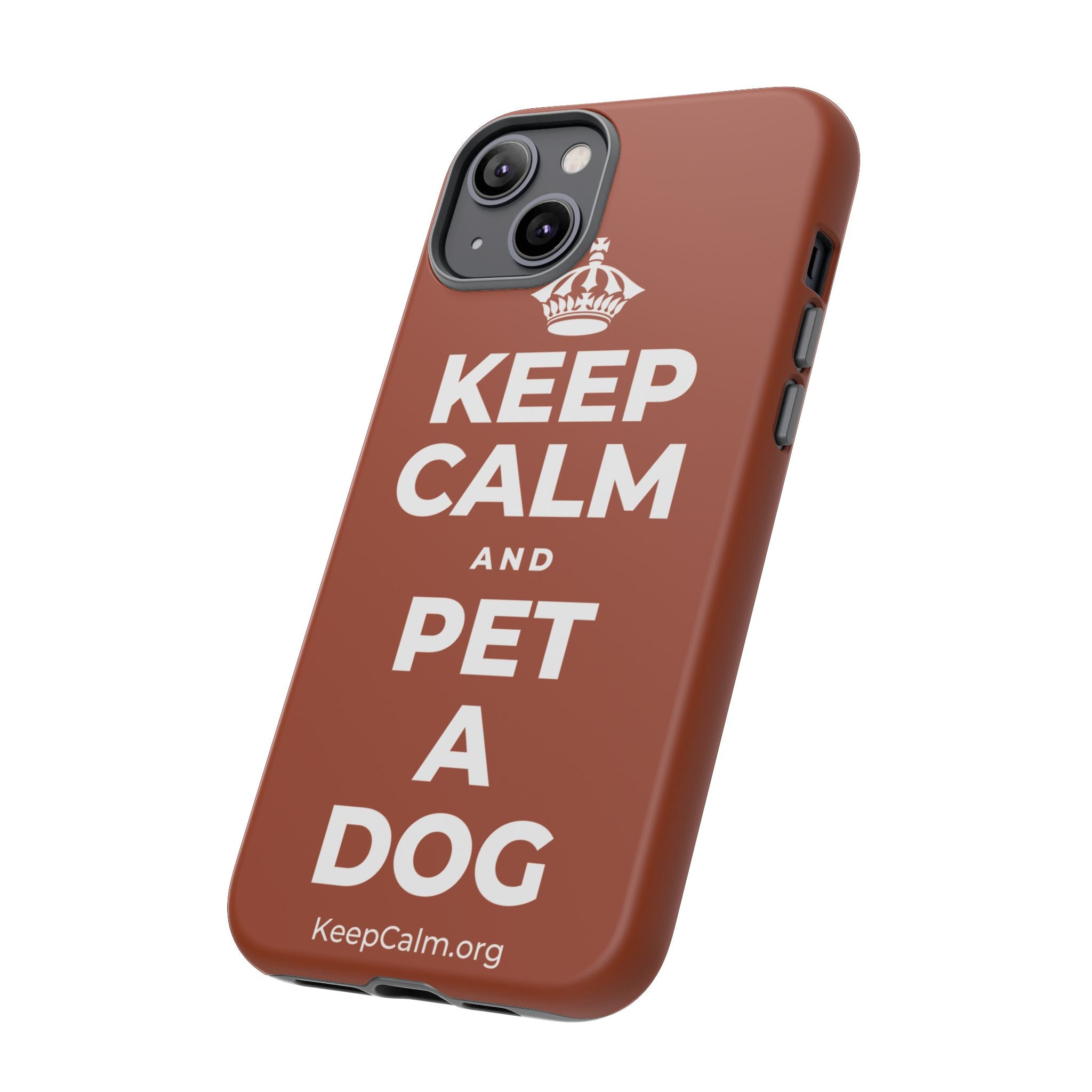 KEEP CALM AND PET A DOG Phone Case