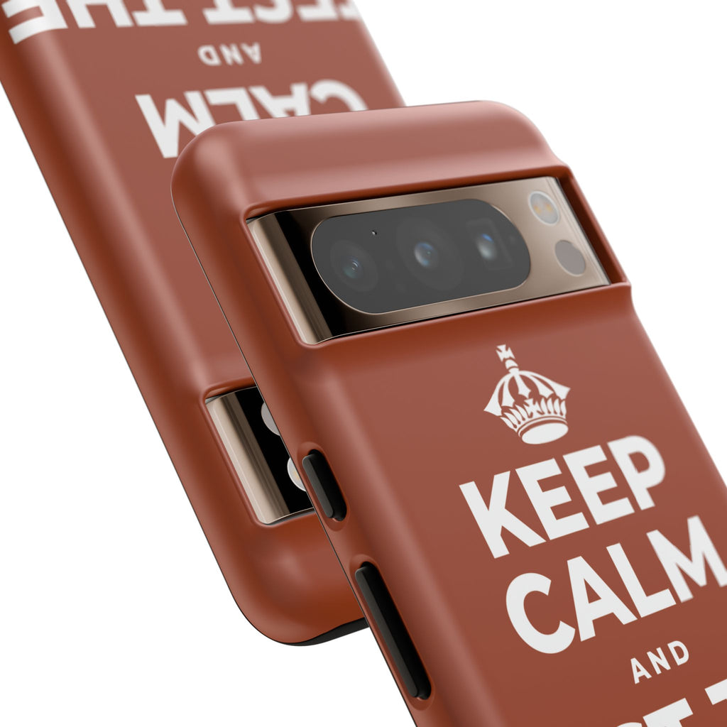 KEEP CALM AND TEST THE WATERS Phone Case