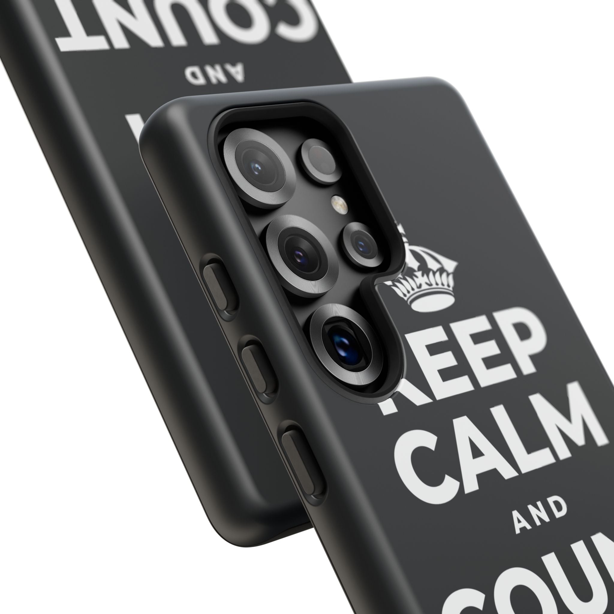 KEEP CALM AND COUNT TO TEN Phone Case (Dark)