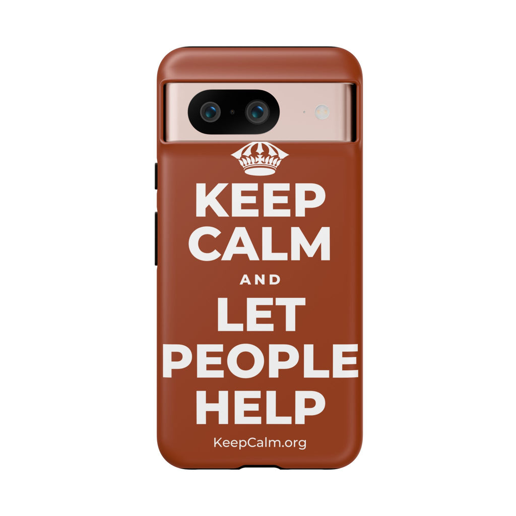 KEEP CALM AND LET PEOPLE HELP Phone Case