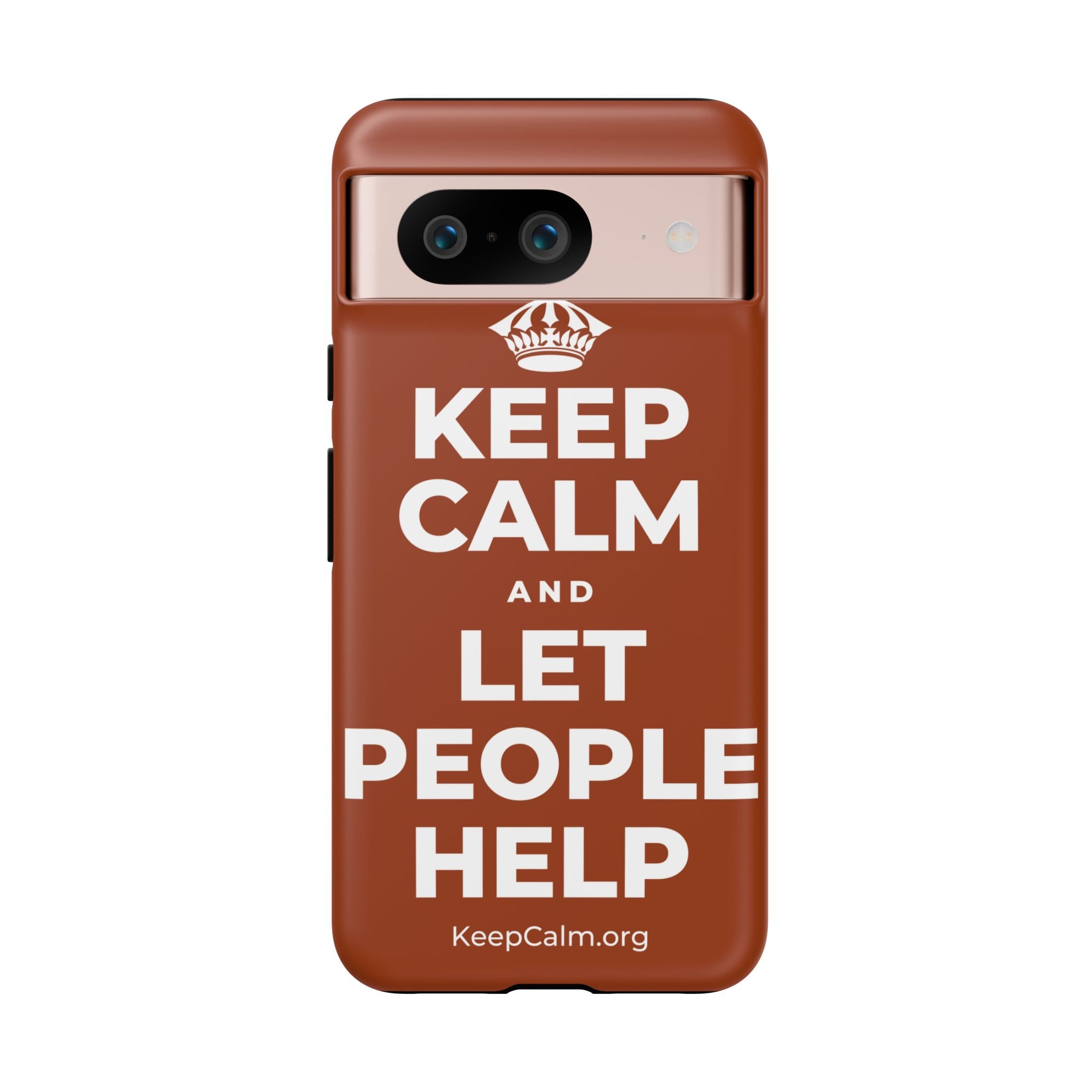 KEEP CALM AND LET PEOPLE HELP Phone Case
