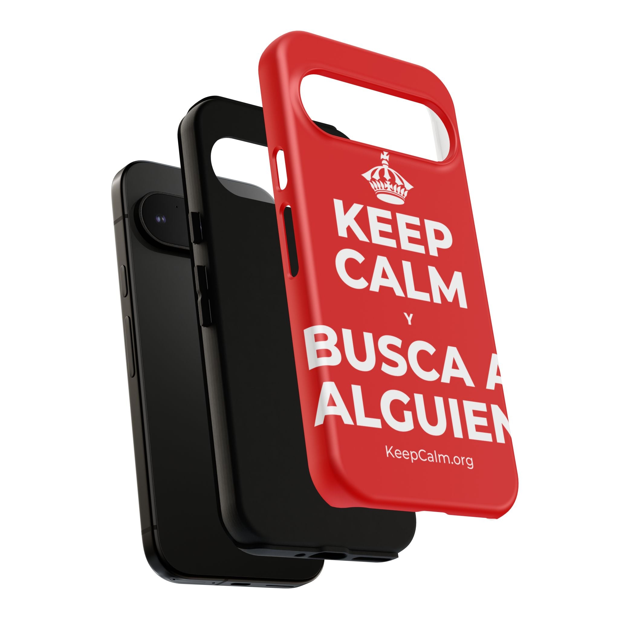 KEEP CALM Y BUSCA A ALGUIEN Phone Case
