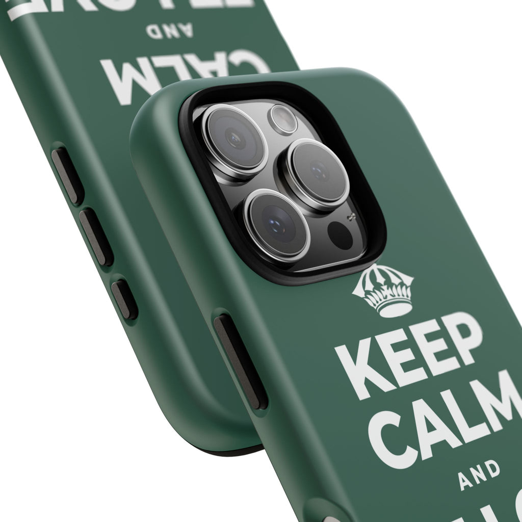 KEEP CALM AND LET LOVE FLOW Phone Case
