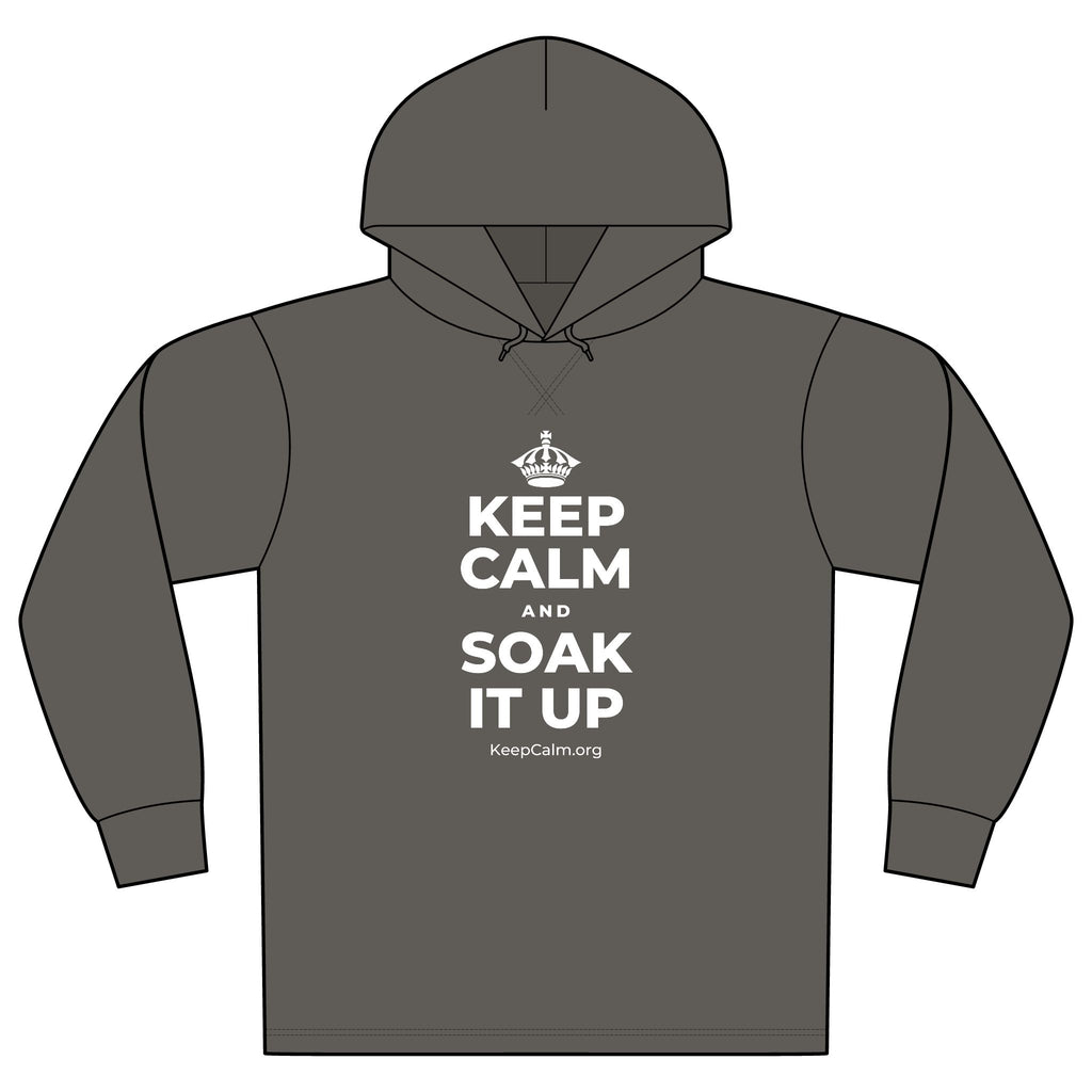KEEP CALM AND SOAK IT UP Organic Hoodie Tee