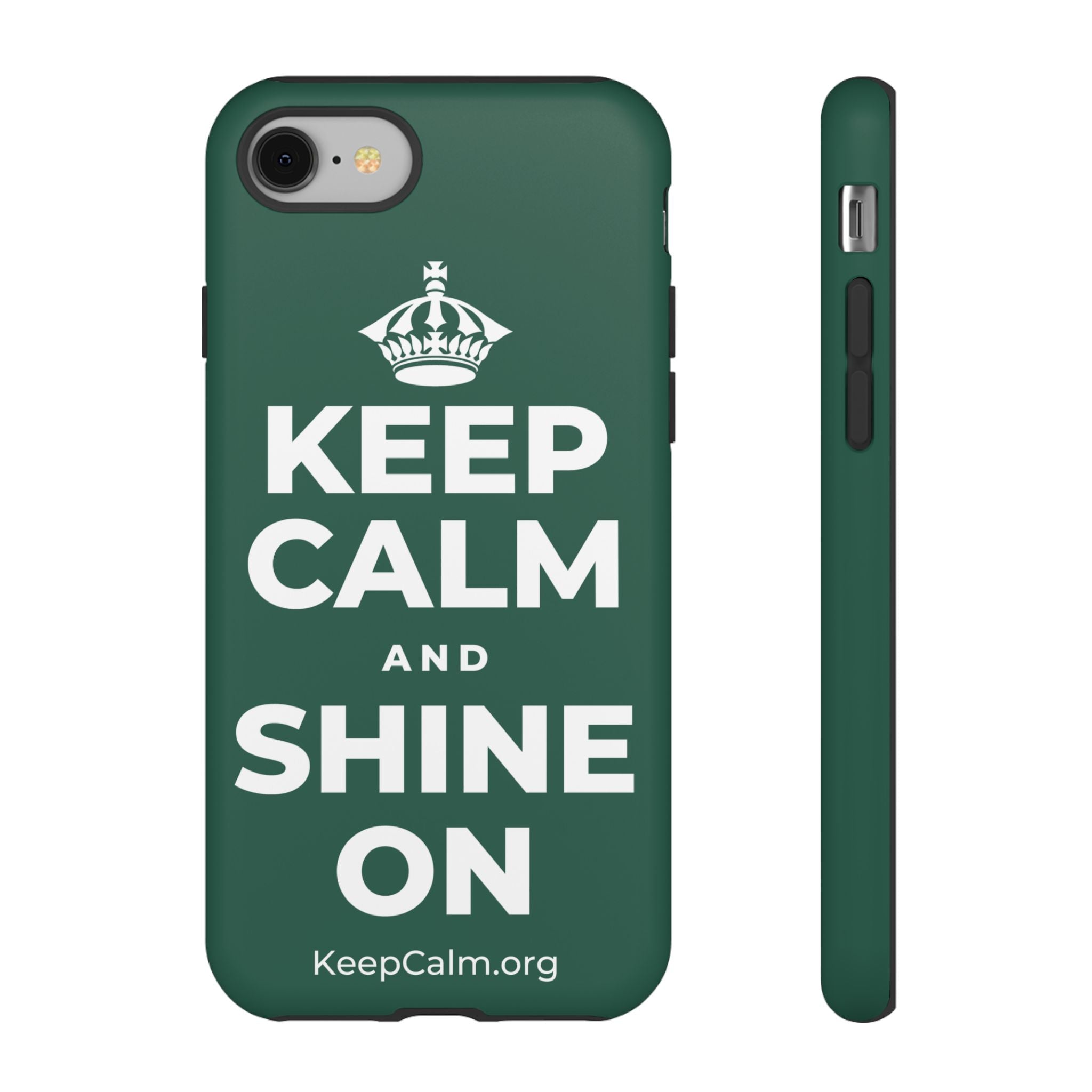 KEEP CALM AND SHINE ON Phone Case