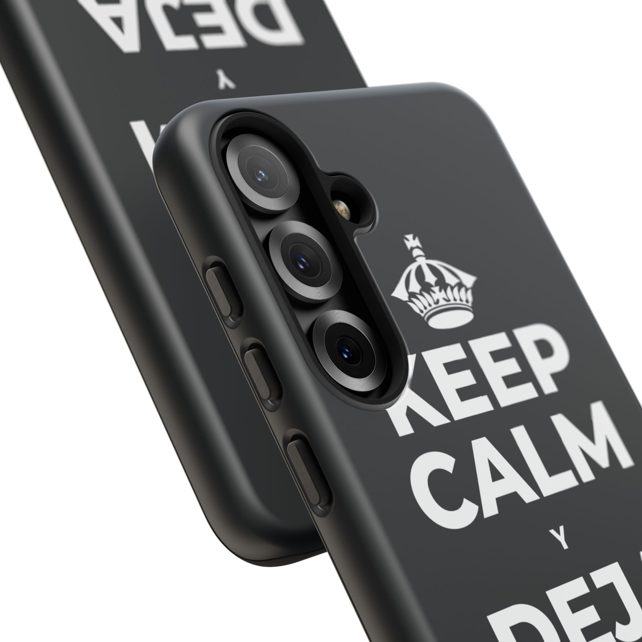 KEEP CALM Y DEJA QUE BASTE Phone Case (Dark)