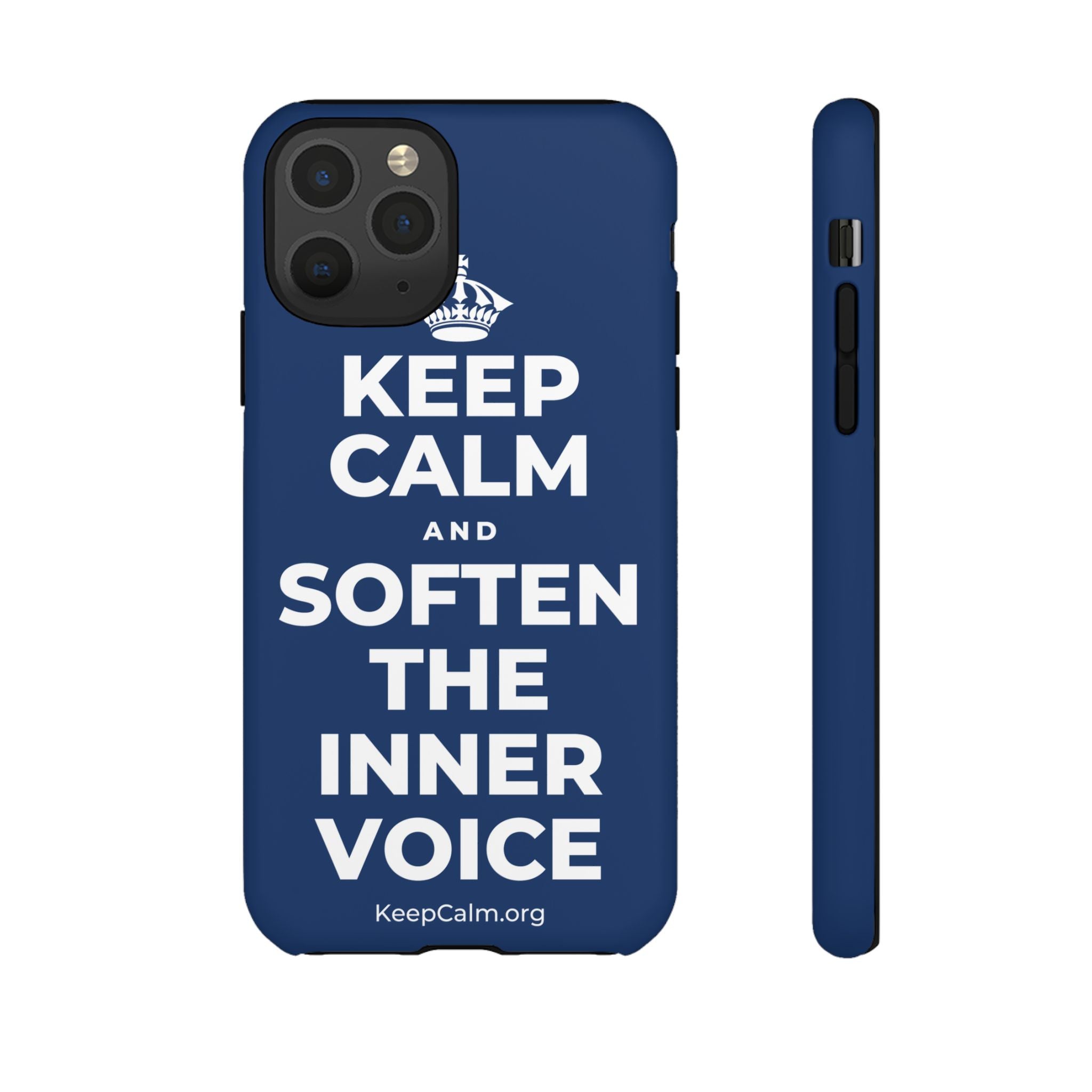 KEEP CALM AND SOFTEN THE INNER VOICE Phone Case