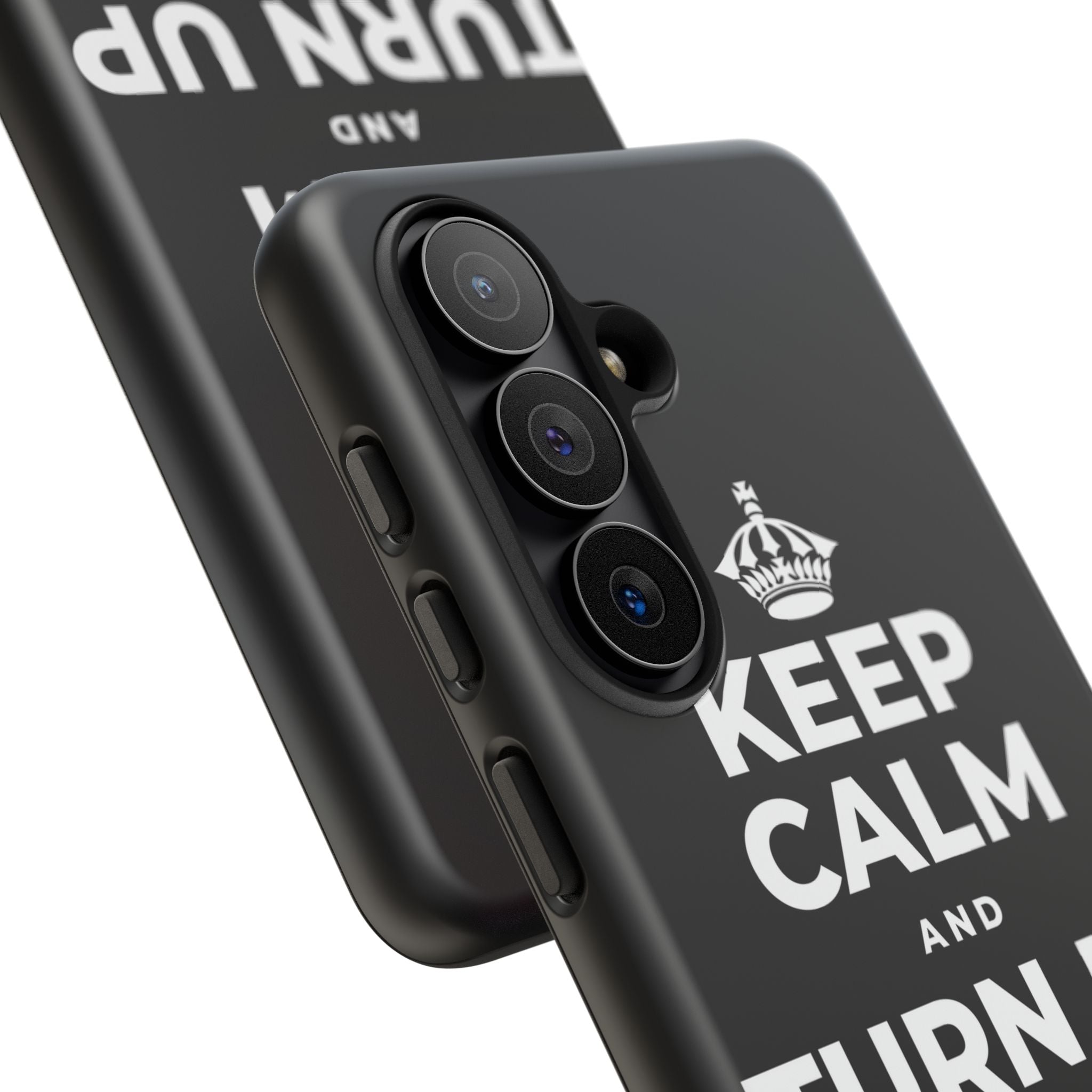 KEEP CALM AND TURN UP THE MUSIC Phone Case