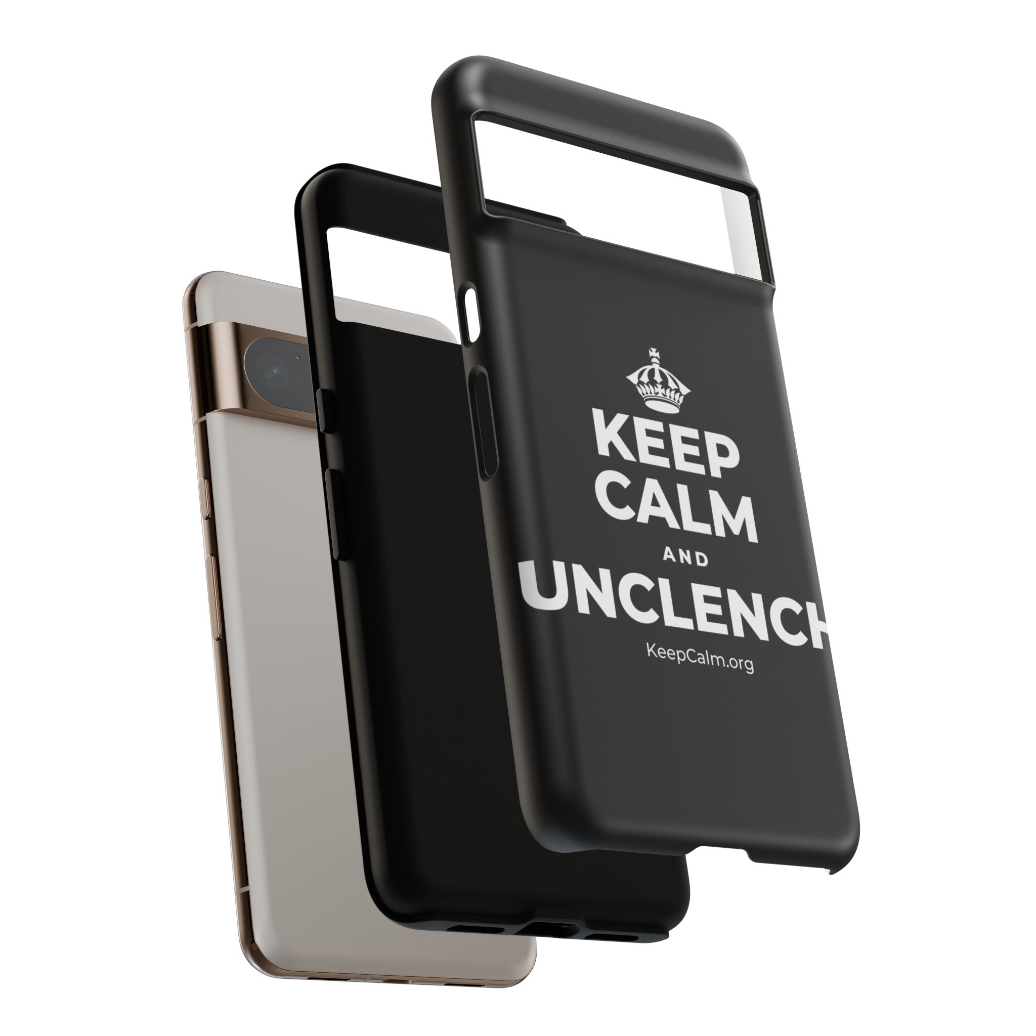 KEEP CALM AND UNCLENCH Phone Case