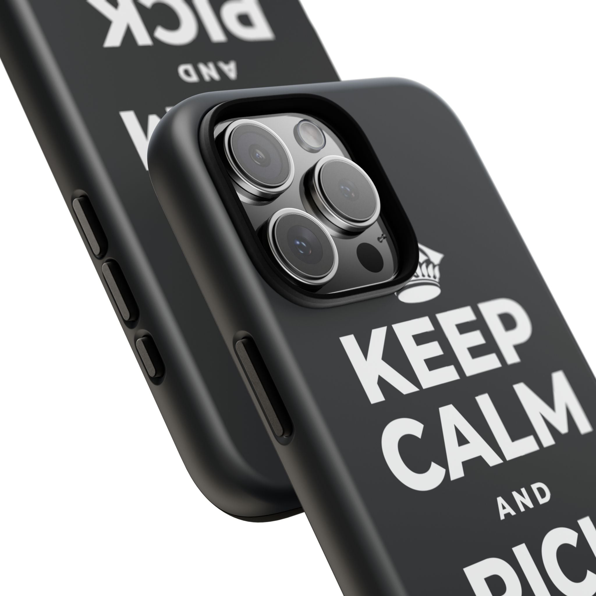 KEEP CALM AND PICK YOUR BATTLE Phone Case (Dark)