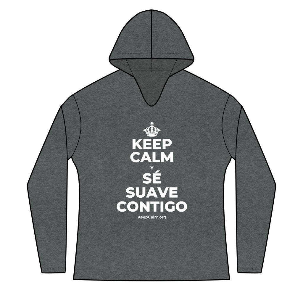 KEEP CALM Y SÉ SUAVE CONTIGO Women's Long Sleeve Hoodie