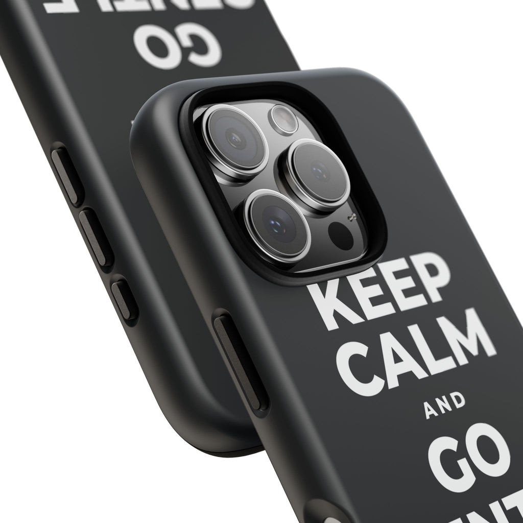 KEEP CALM AND GO GENTLE ON MONDAY Phone Case (Dark)