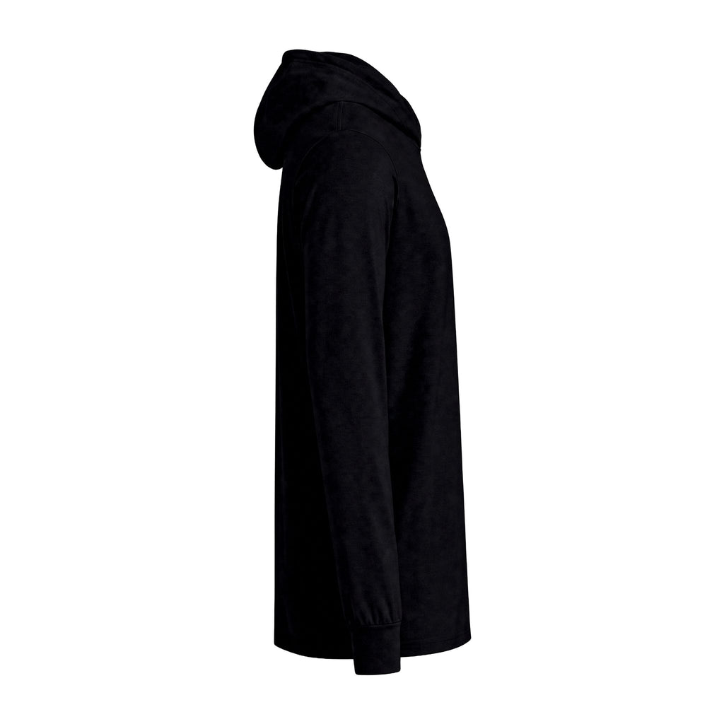 KEEP CALM AND RISE EARLY Hooded Long Sleeve Tee