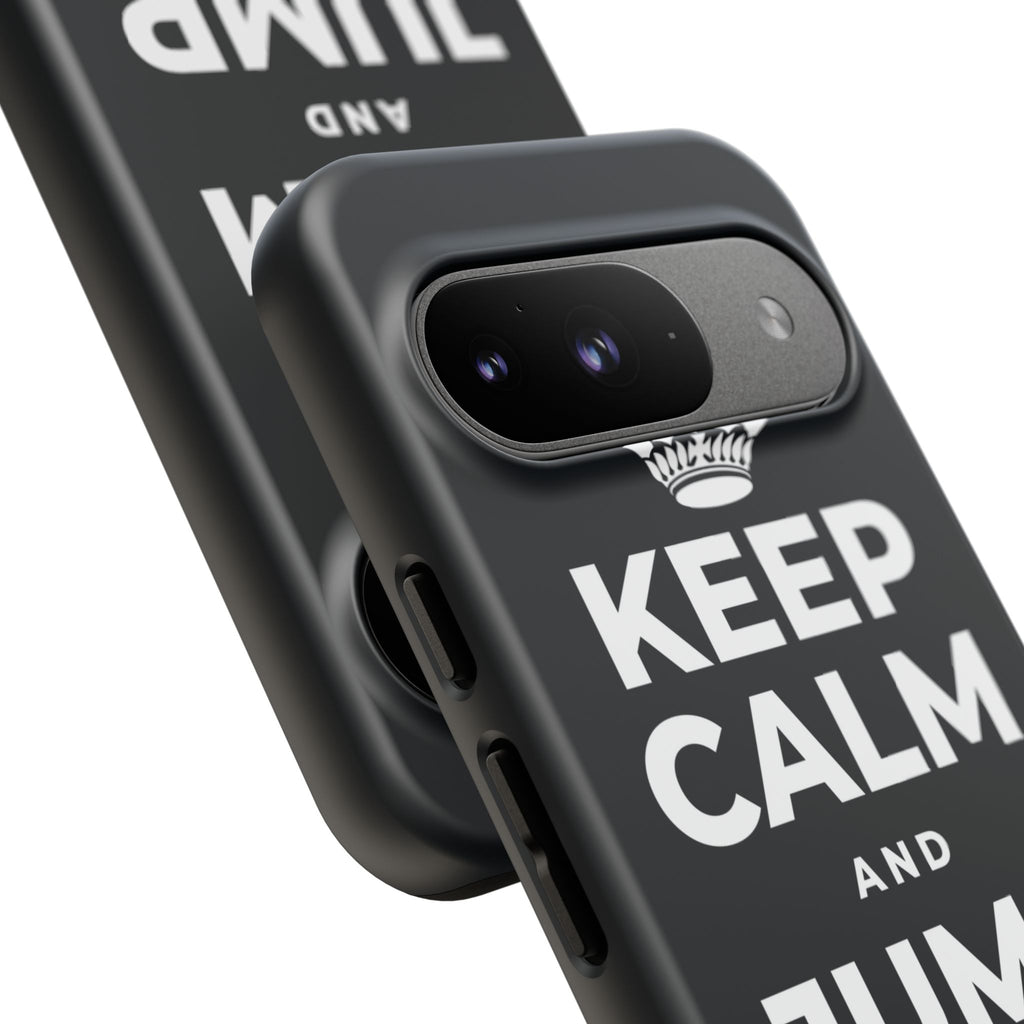 KEEP CALM AND JUMP IN A PUDDLE Phone Case (Dark)