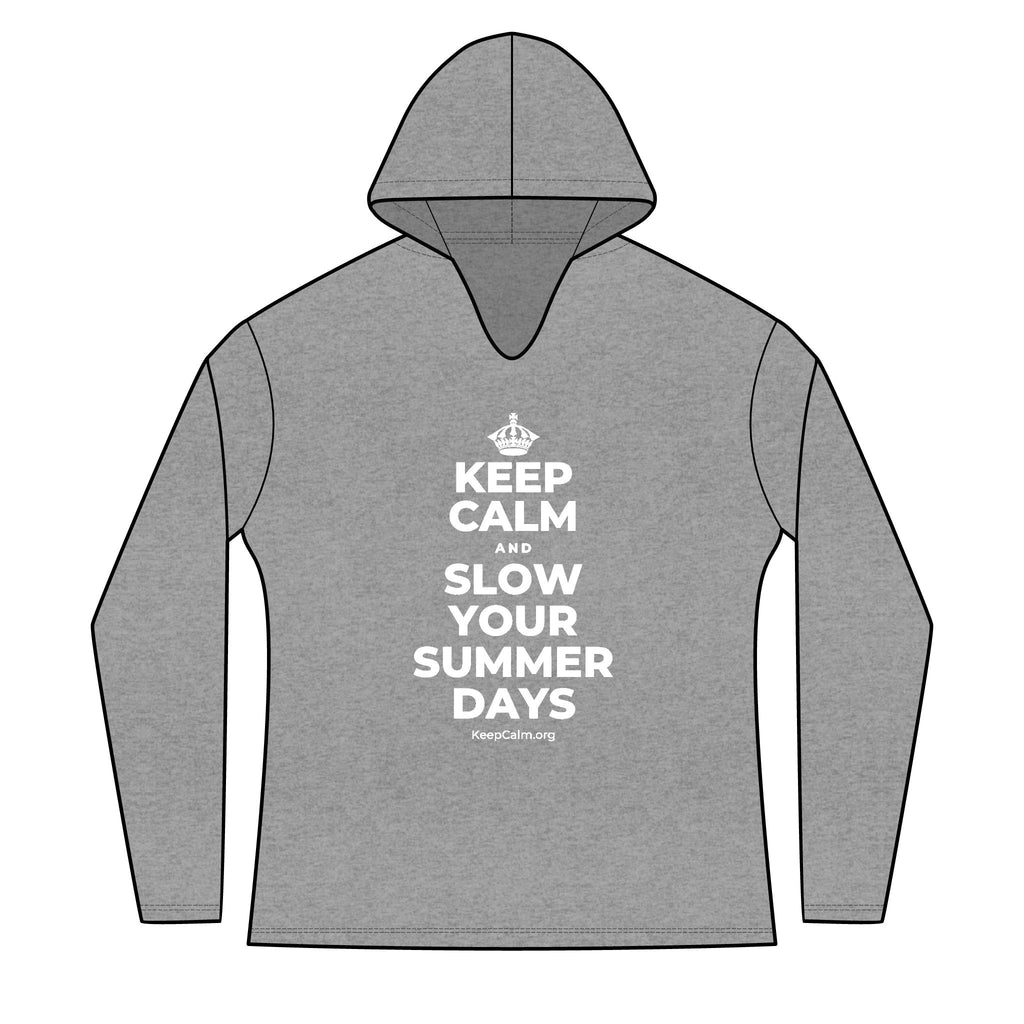 KEEP CALM AND SLOW YOUR SUMMER DAYS Women's Long Sleeve Hoodie