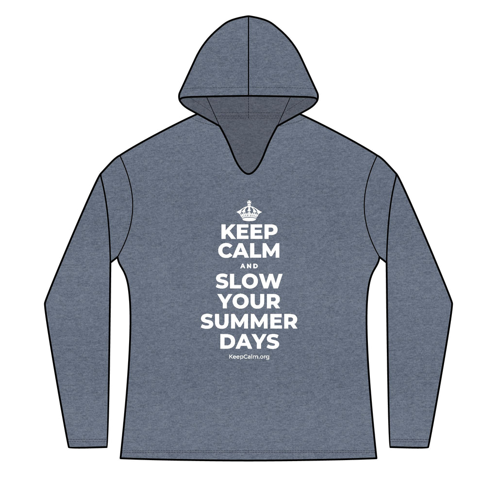 KEEP CALM AND SLOW YOUR SUMMER DAYS Women's Long Sleeve Hoodie