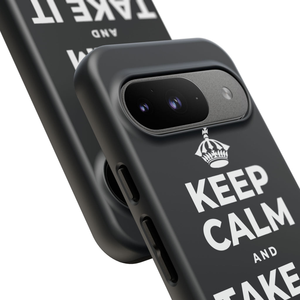 KEEP CALM AND TAKE IT ONE DAY AT A TIME Phone Case (Dark)