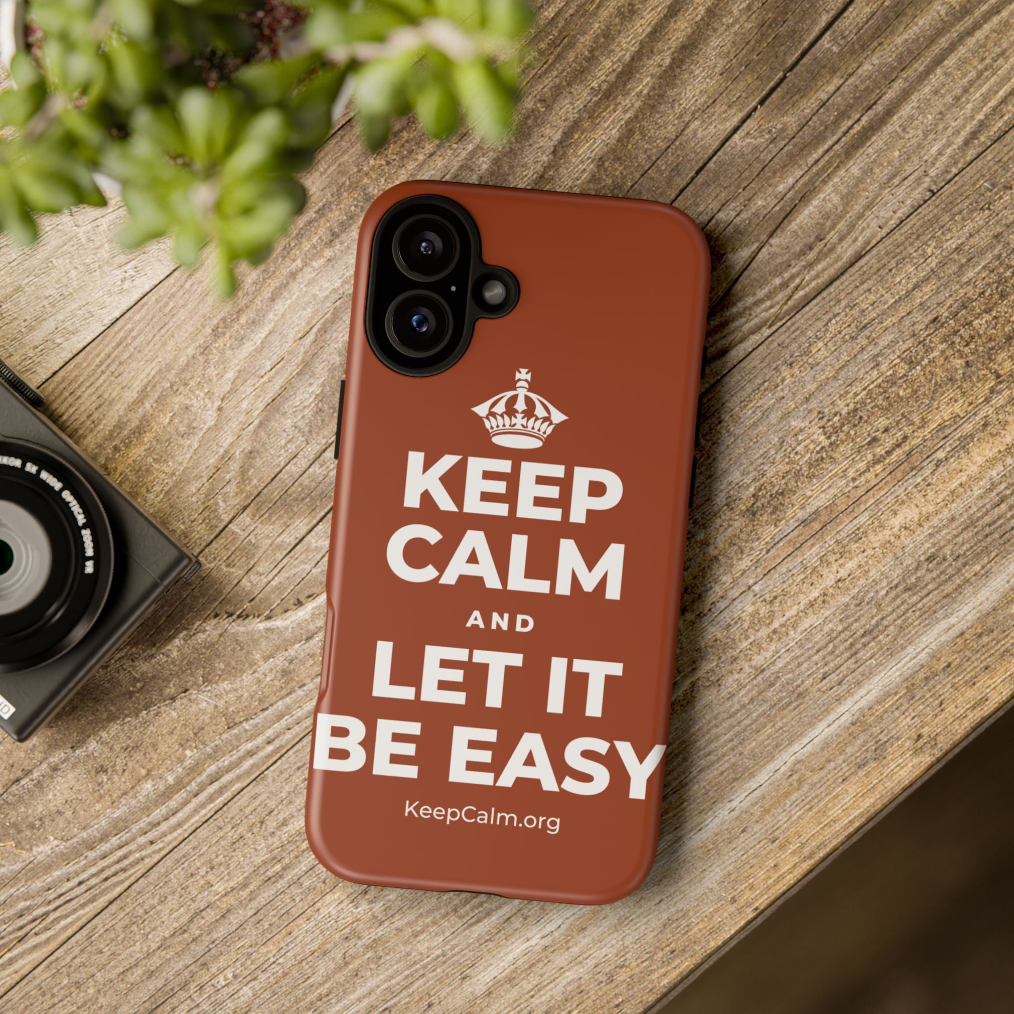 KEEP CALM AND LET IT BE EASY Phone Case