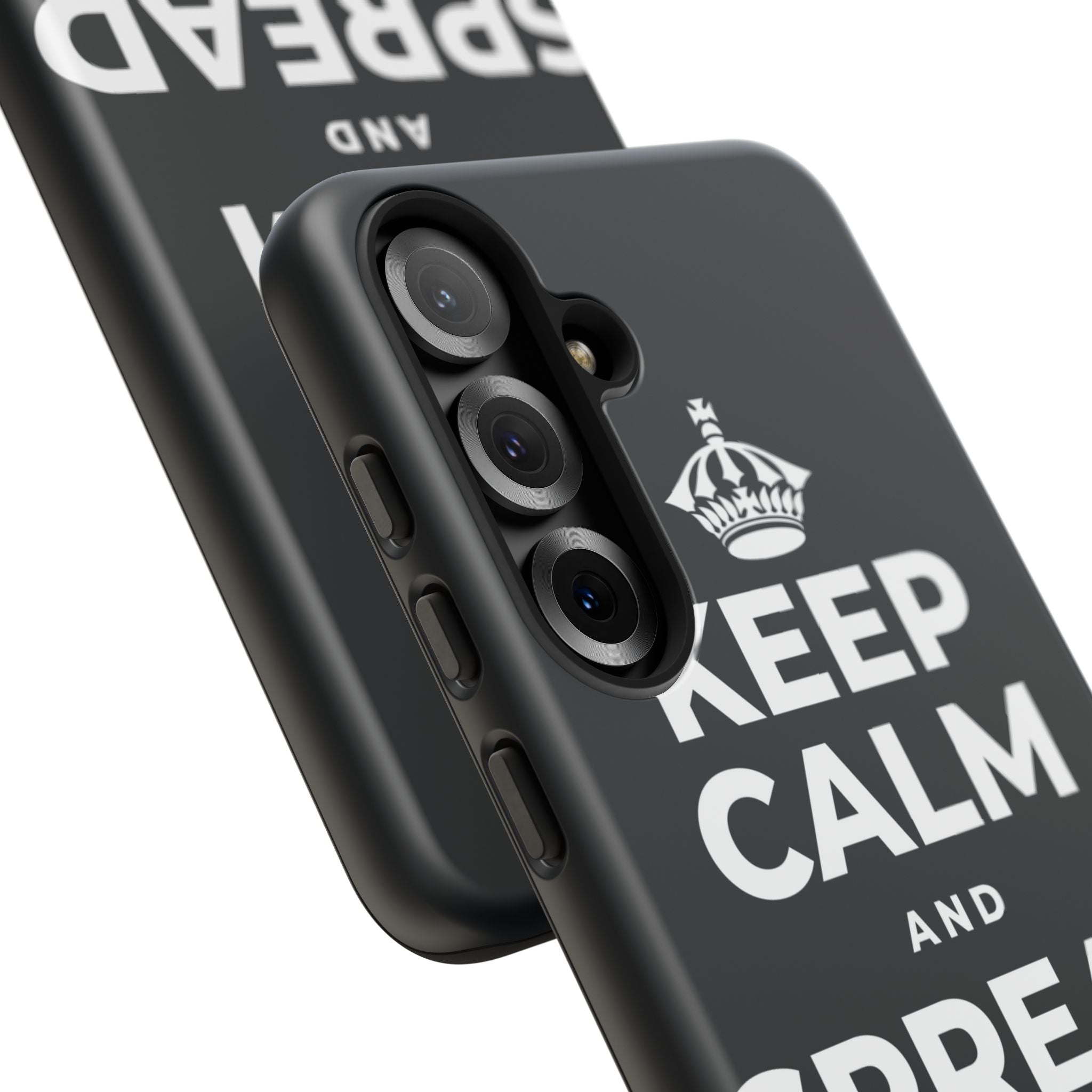 KEEP CALM AND SPREAD SOME JOY Phone Case (Dark)