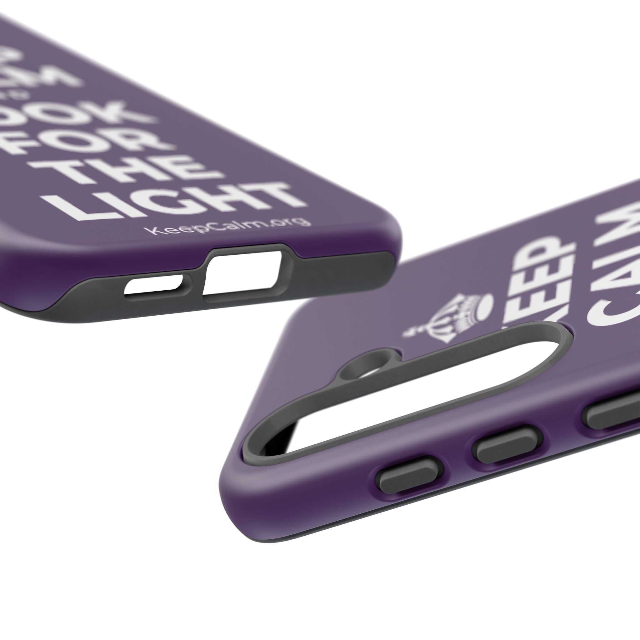 KEEP CALM AND LOOK FOR THE LIGHT Phone Case