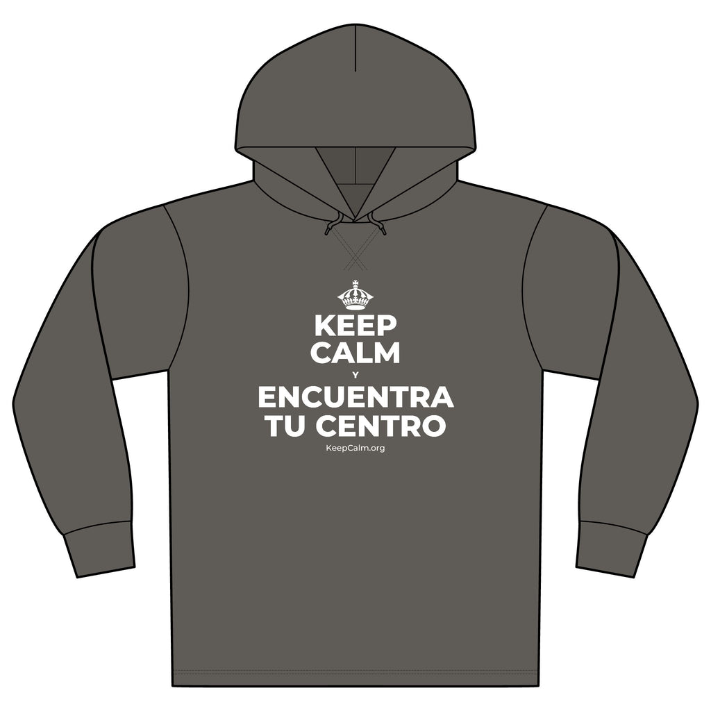 KEEP CALM Y ENCUENTRA TU CENTRO Organic Hoodie Tee